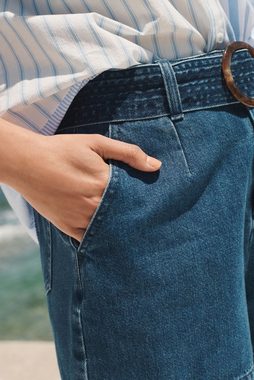 Next Jeansshorts Denim-Shorts mit Gürtel (1-tlg)