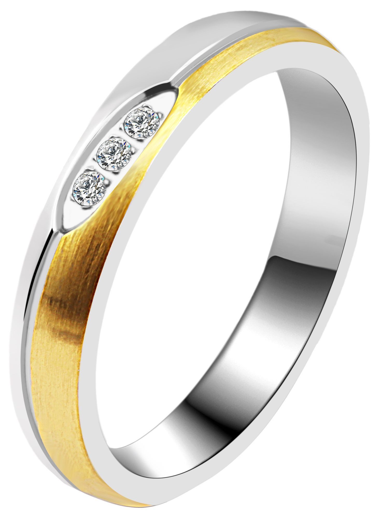 AKZENT Partnerring Tempting Sweet edelstahl, Damen Ring günstig online kaufen