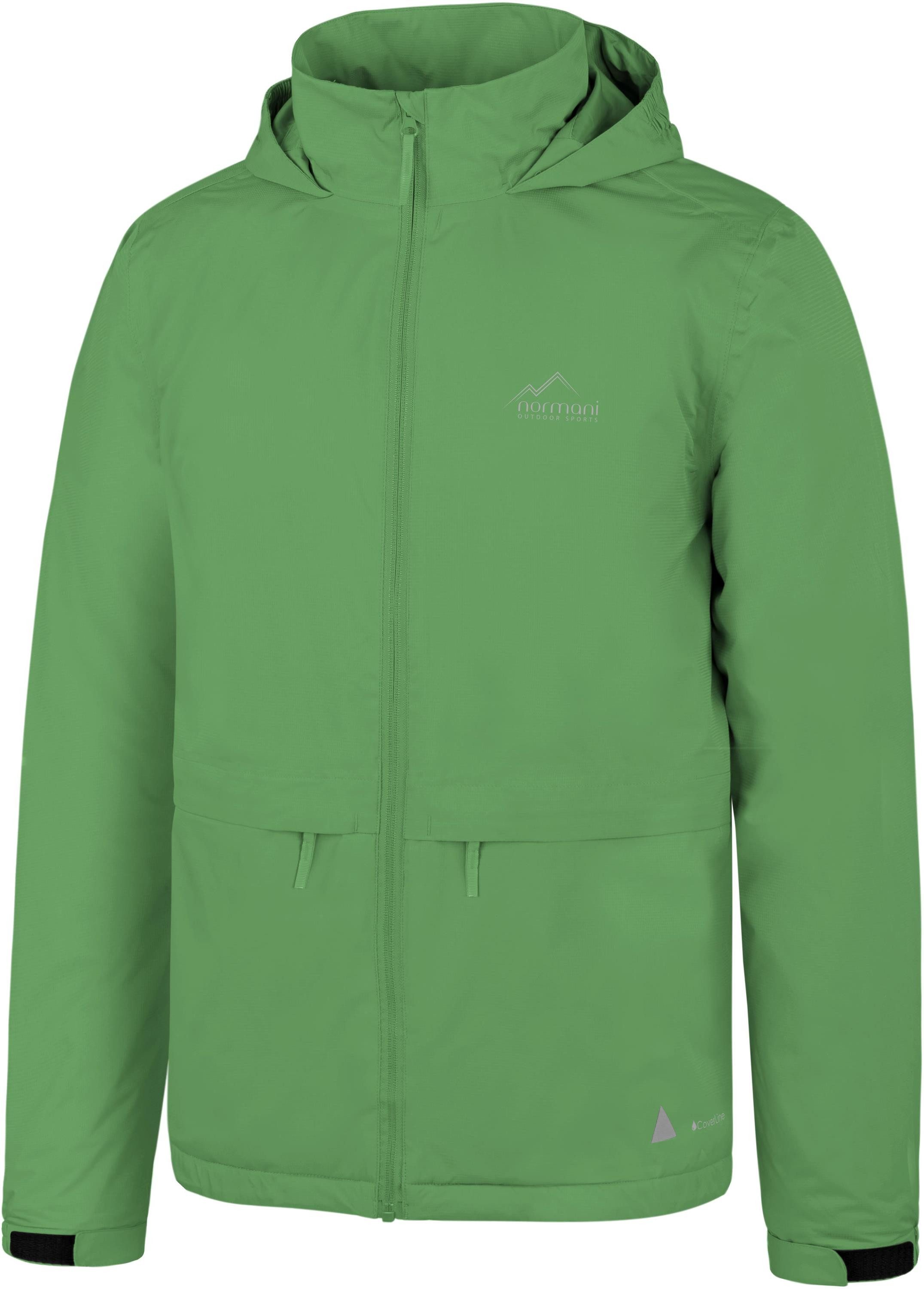 normani Regenjacke Kinder-Regenjacke Seattle Wasserdichte Outdoorjacke Regenmantel mit Kapuze und 3M Reflektoren