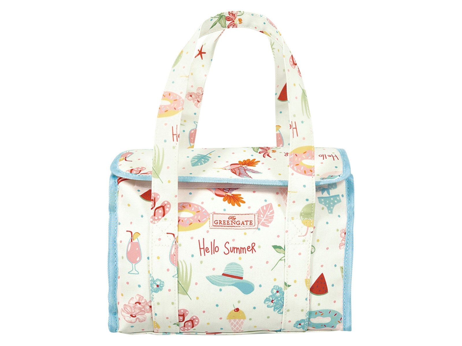 Greengate Lunchbox Lula Lunchbag small white, 100% Baumwolle