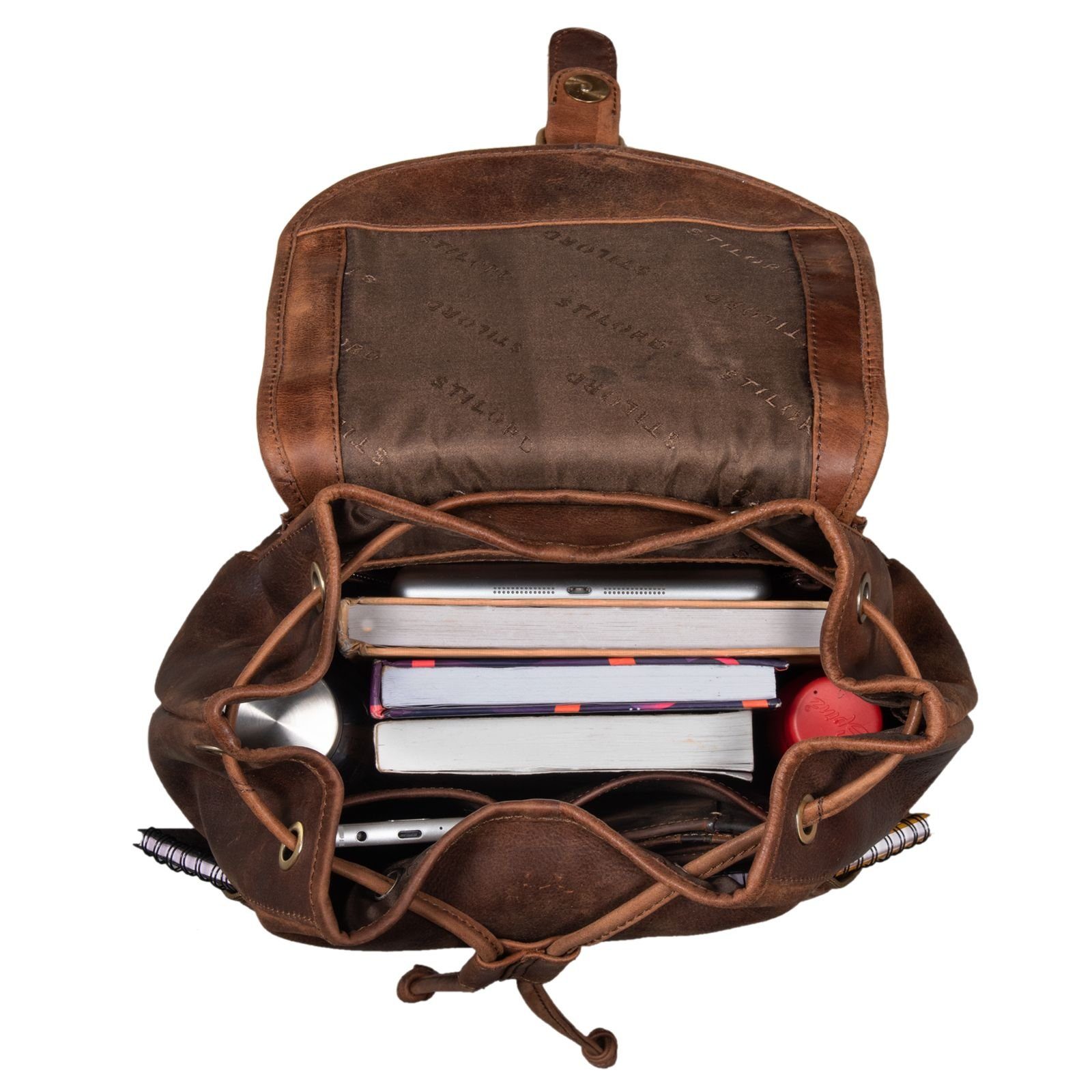 STILORD Cityrucksack "Allison" Rucksack Damen Modern Leder