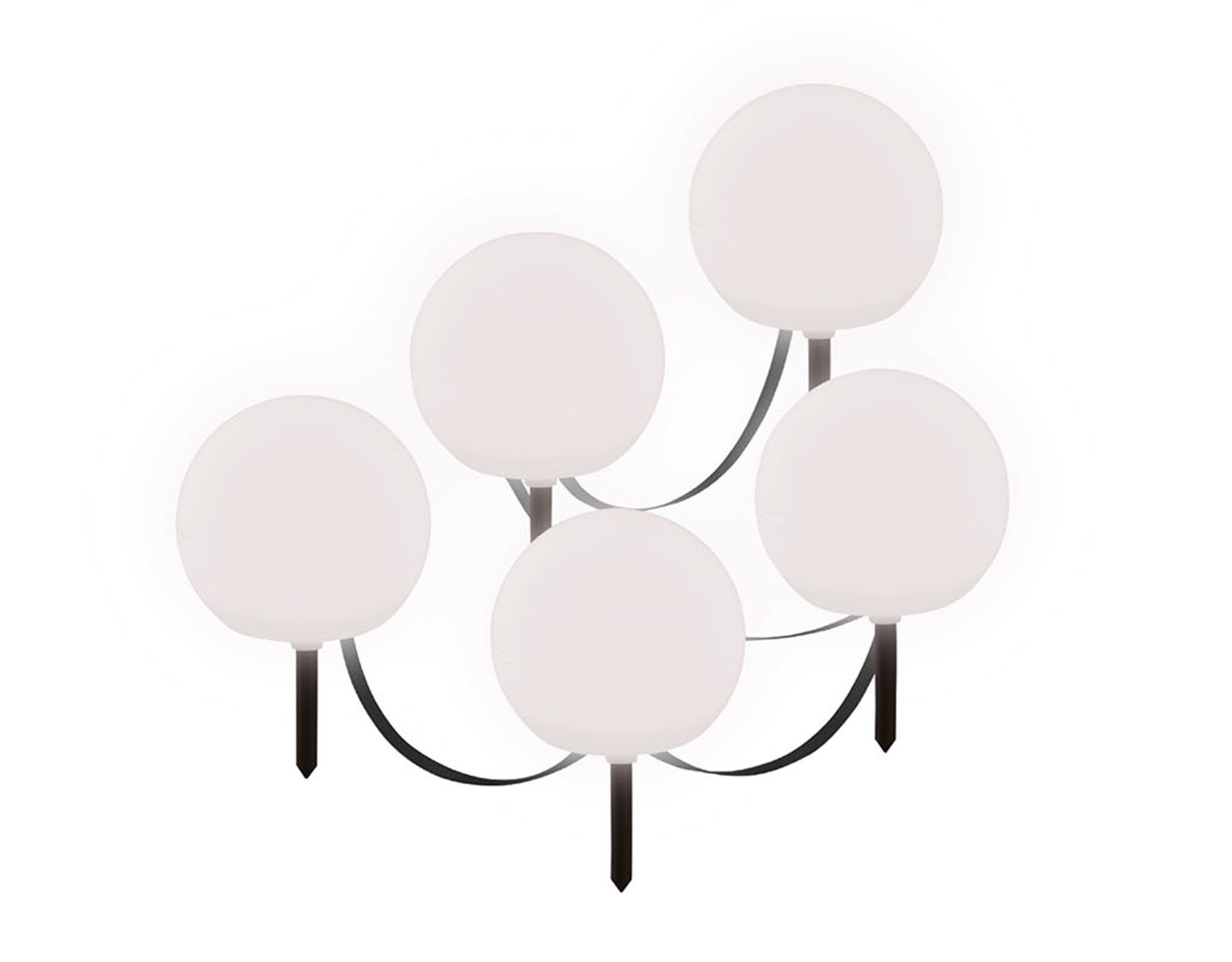 Livarno home Gartenleuchte Livarno home LED-Bodenlichterkette 5er dimmbar Z günstig online kaufen