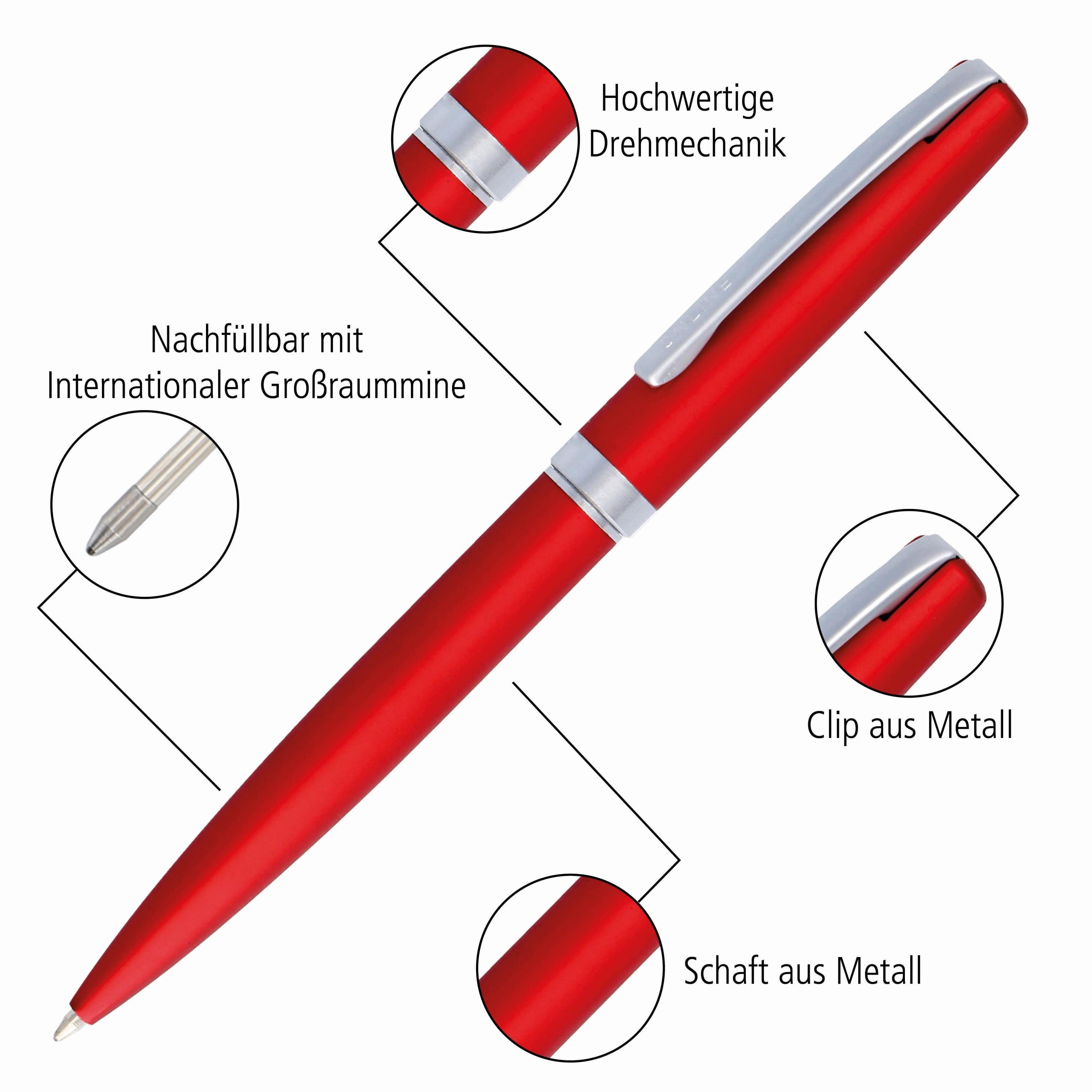 Online Pen Füller Eleganza Schreib-Set Rot