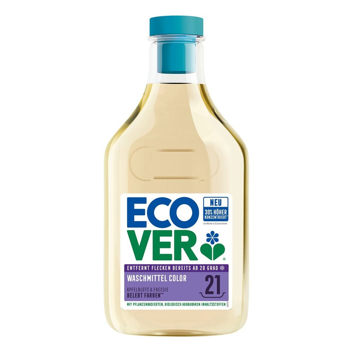 Ecover Apfelblüte & Freesie Colorwaschmittel (21 WL, 750 ml)