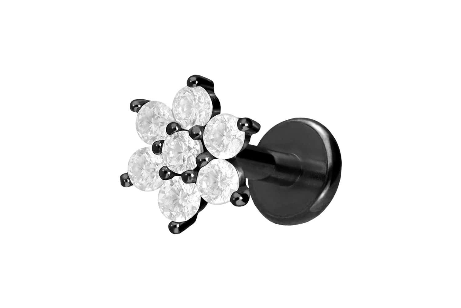 PIERCINGLINE Piercing-Set Titan Labret mit Innengewinde günstig online kaufen