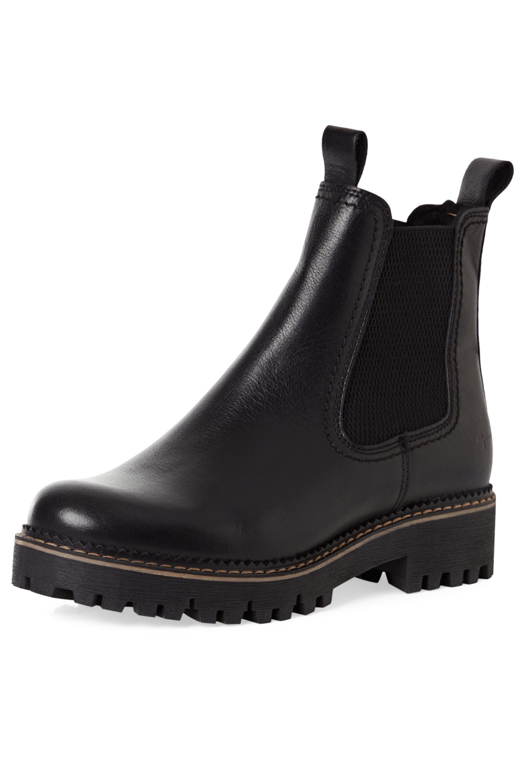 Tamaris 1-26494-45 003 Black Leather Stiefelette