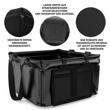 EVOCAMP Schüssel faltbare Spülschüssel 15L, wasserdicht Faltschüssel Camping, (faltbare Camping Spüle - geeignet für Reisen, Angeln, Getränkekühler)