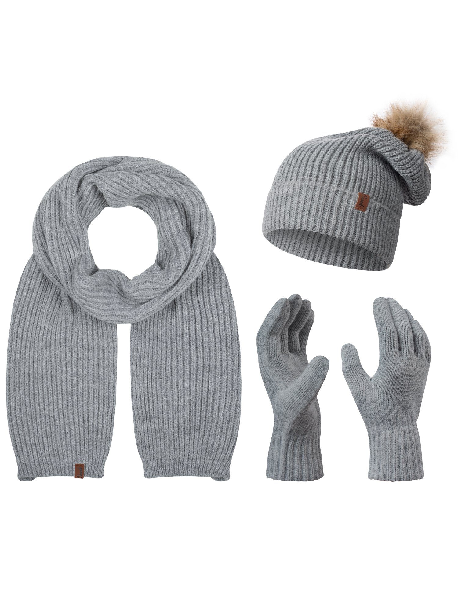 Rock Creek Mütze & Schal Schal Mütze Handschuhe Set U-103