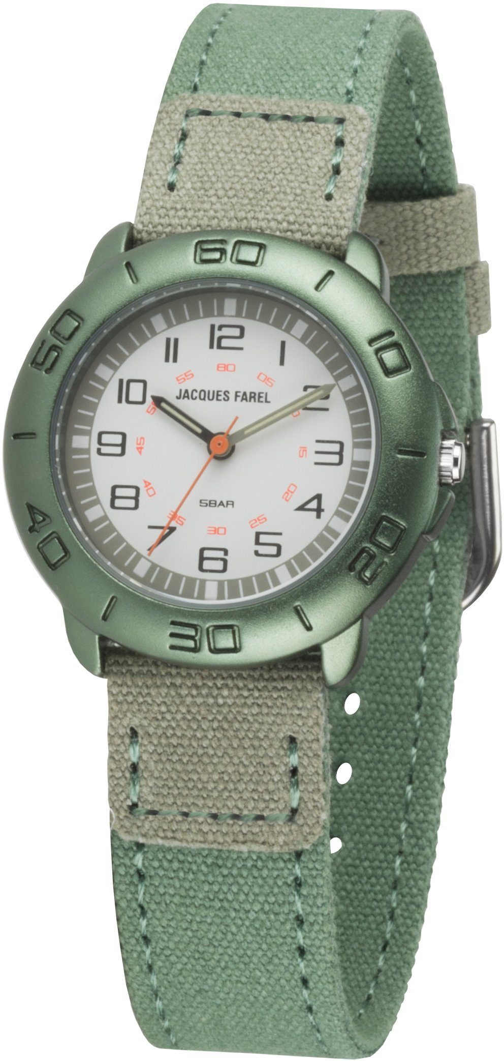 Jacques Farel Quarzuhr ORGS 477, Armbanduhr, Kinderuhr, ideal auch als Geschenk