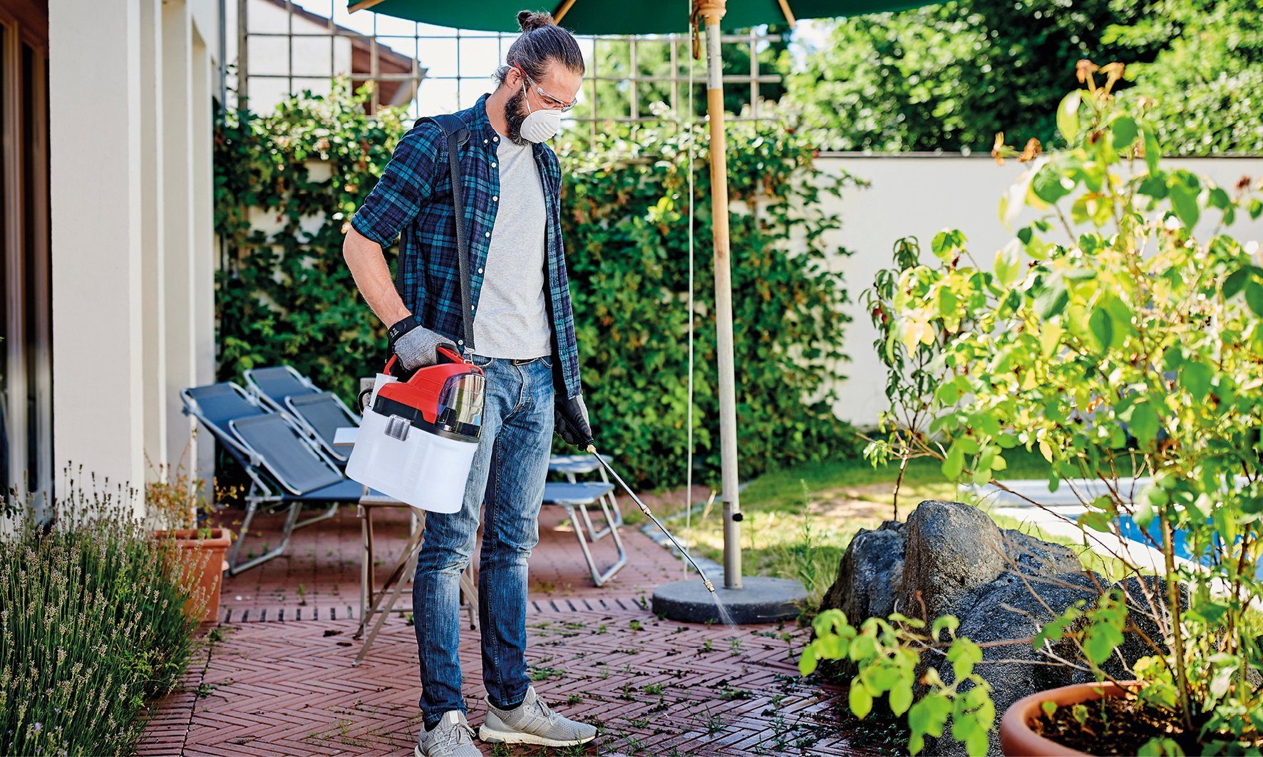 Einhell Akku-Drucksprühgerät GE-WS 18/75 Li-Solo, ohne Akku und Ladegerät