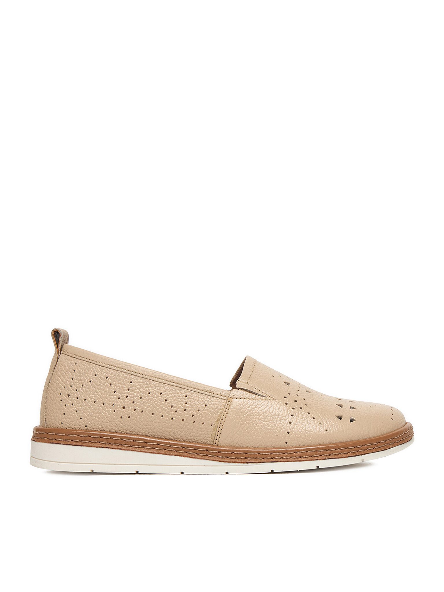 LASOCKI Lasocki Damenschuhe Beige Lasocki-CEO-WI23-LYLA-02 Beige Bootsschuh