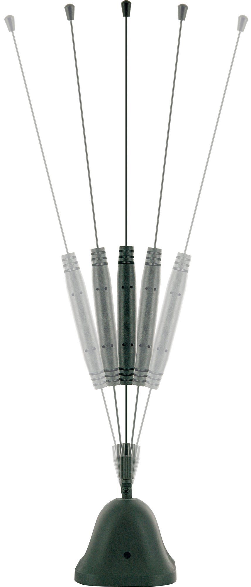 Schwaiger ANT04DTA 031 Stabantenne (für Innen- und Außenbereich), Magnetfuss, eingebautem Verstärker, LTE-Sperrfilter