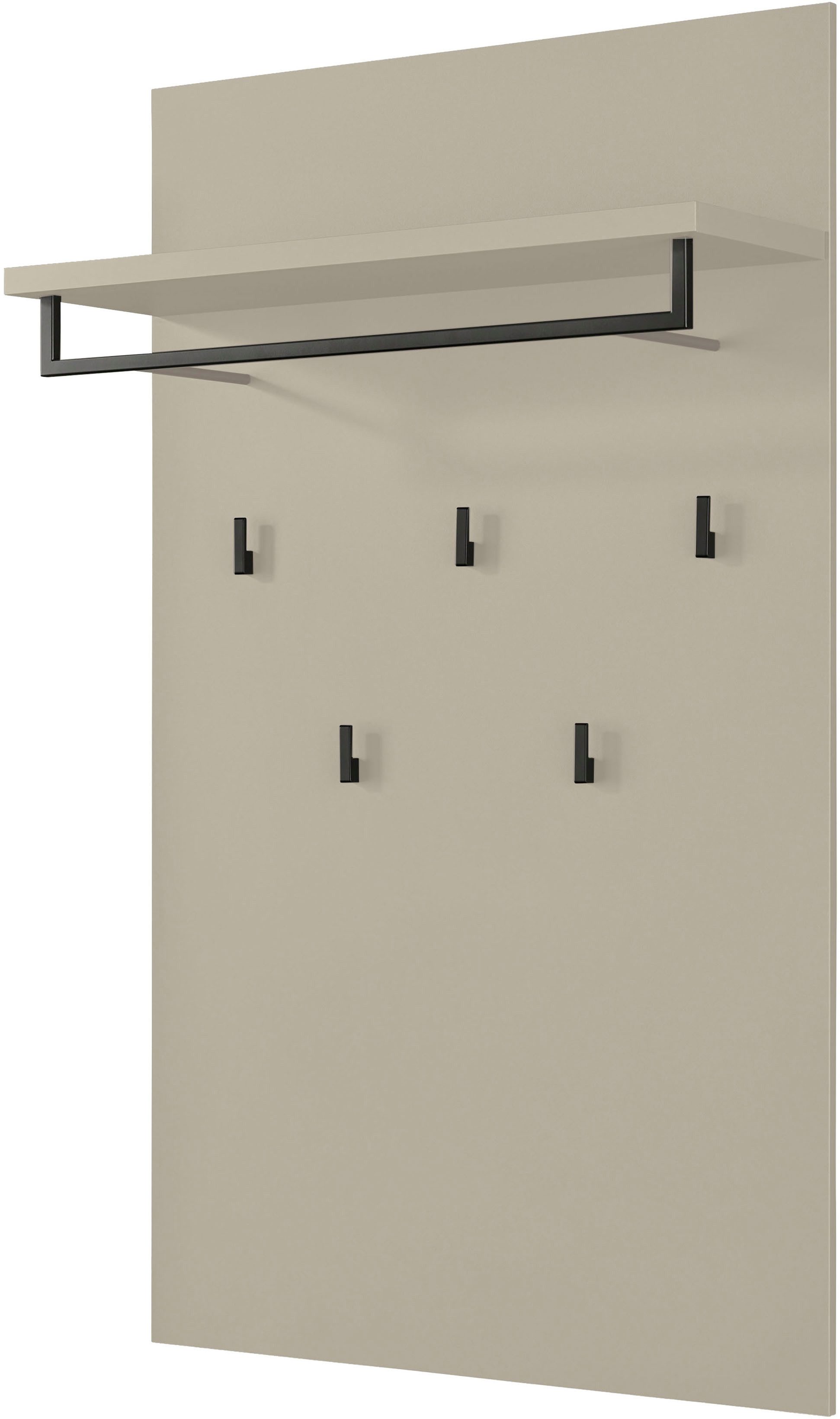 Mäusbacher Garderobenpaneel Nova Garderobe, mit Kleiderstange und Hutablage BHT 69x123x28 cm