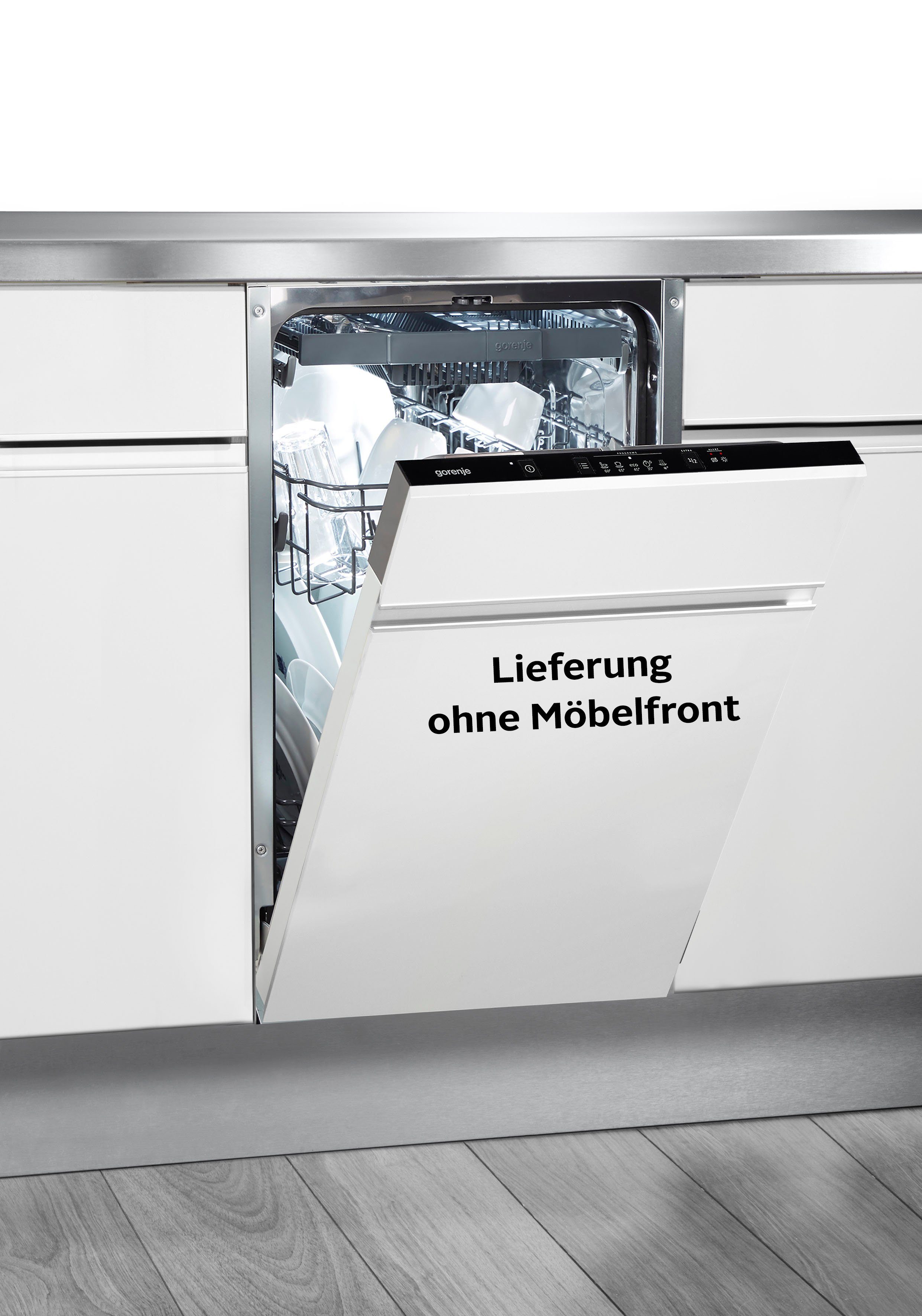 GORENJE vollintegrierbarer Geschirrspüler GV520E10, 11 Maßgedecke