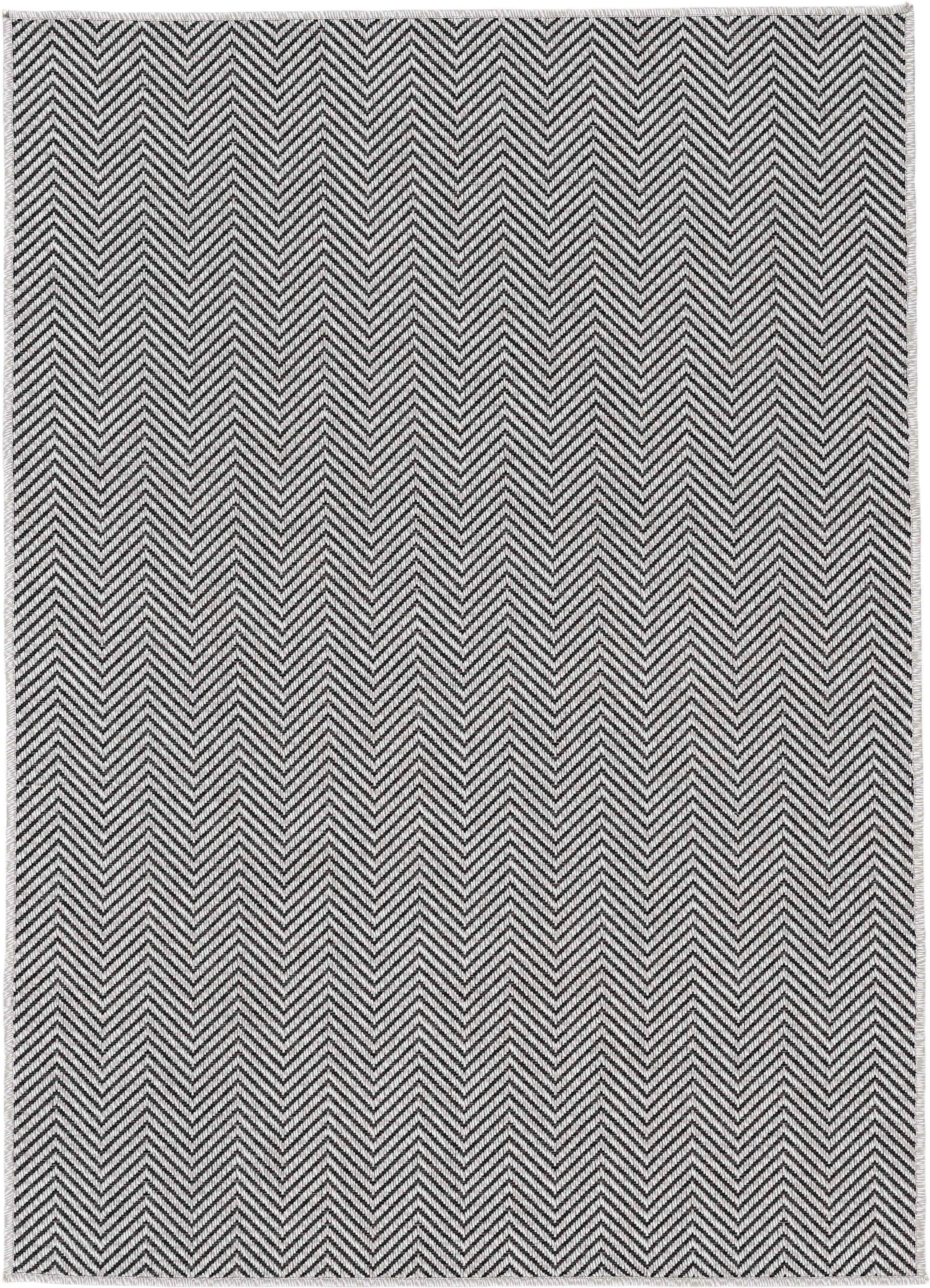 Teppich Boho 106, carpetfine, rechteckig, Sisal 4 UV-beständig, mm, Flachgewebe, robustes Optik, Außenbereich Höhe