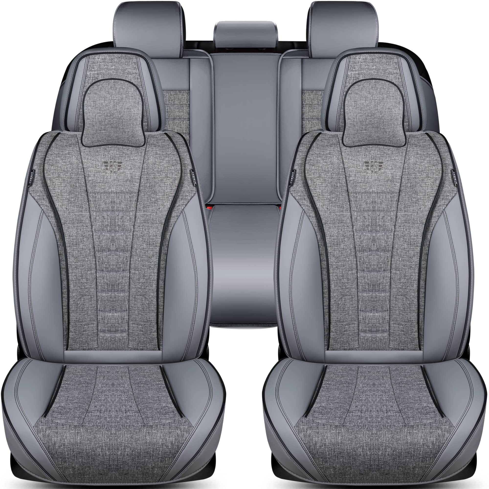 BREMER SITZBEZÜGE Autositzbezug für BMW X5 E70 Bj 2006-13 (FNL2), Set, Komplettset Vorne und Hinten, in Grau