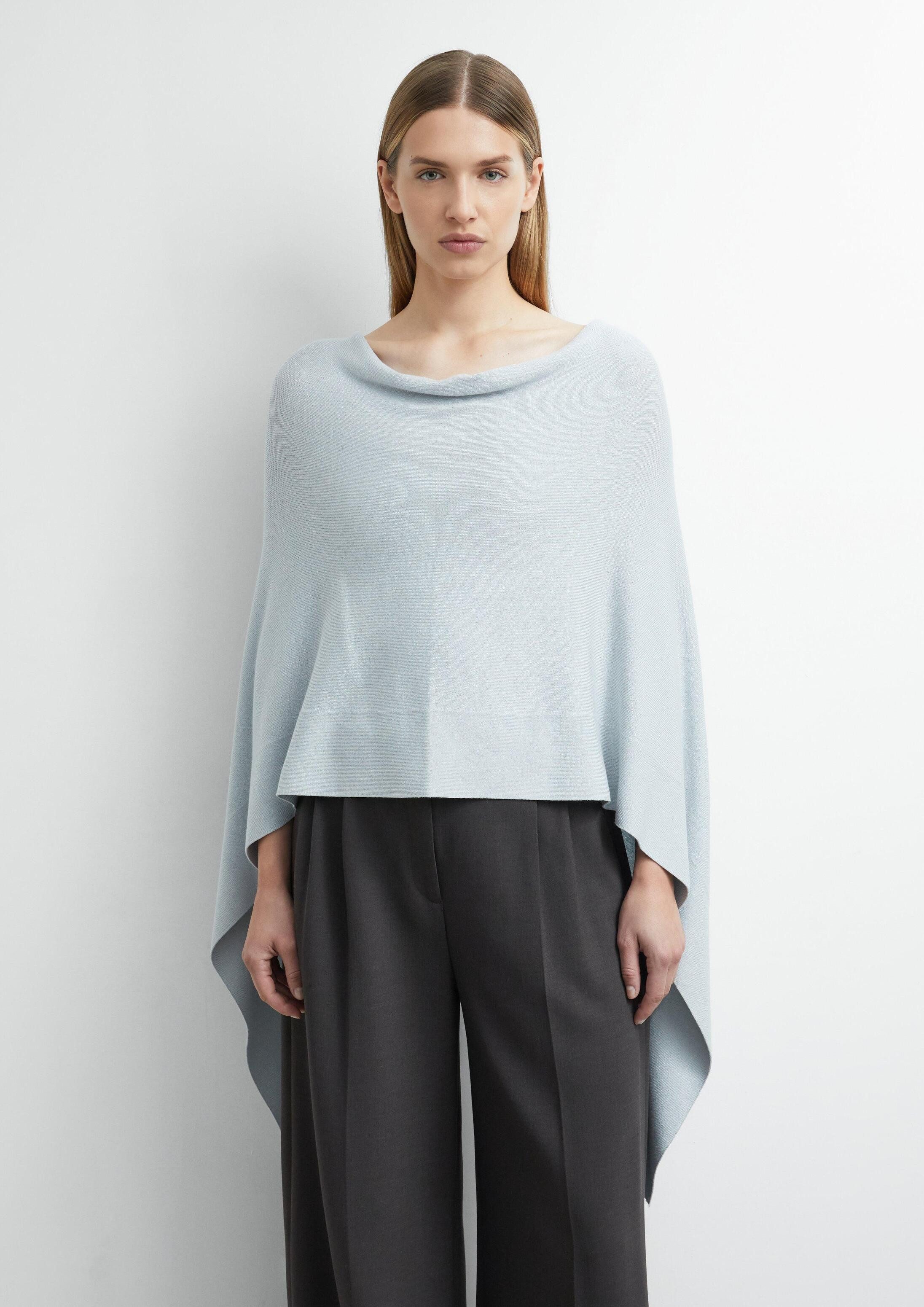 comma Poncho Indoor-Poncho Feinstrick-Poncho aus Viskosemix