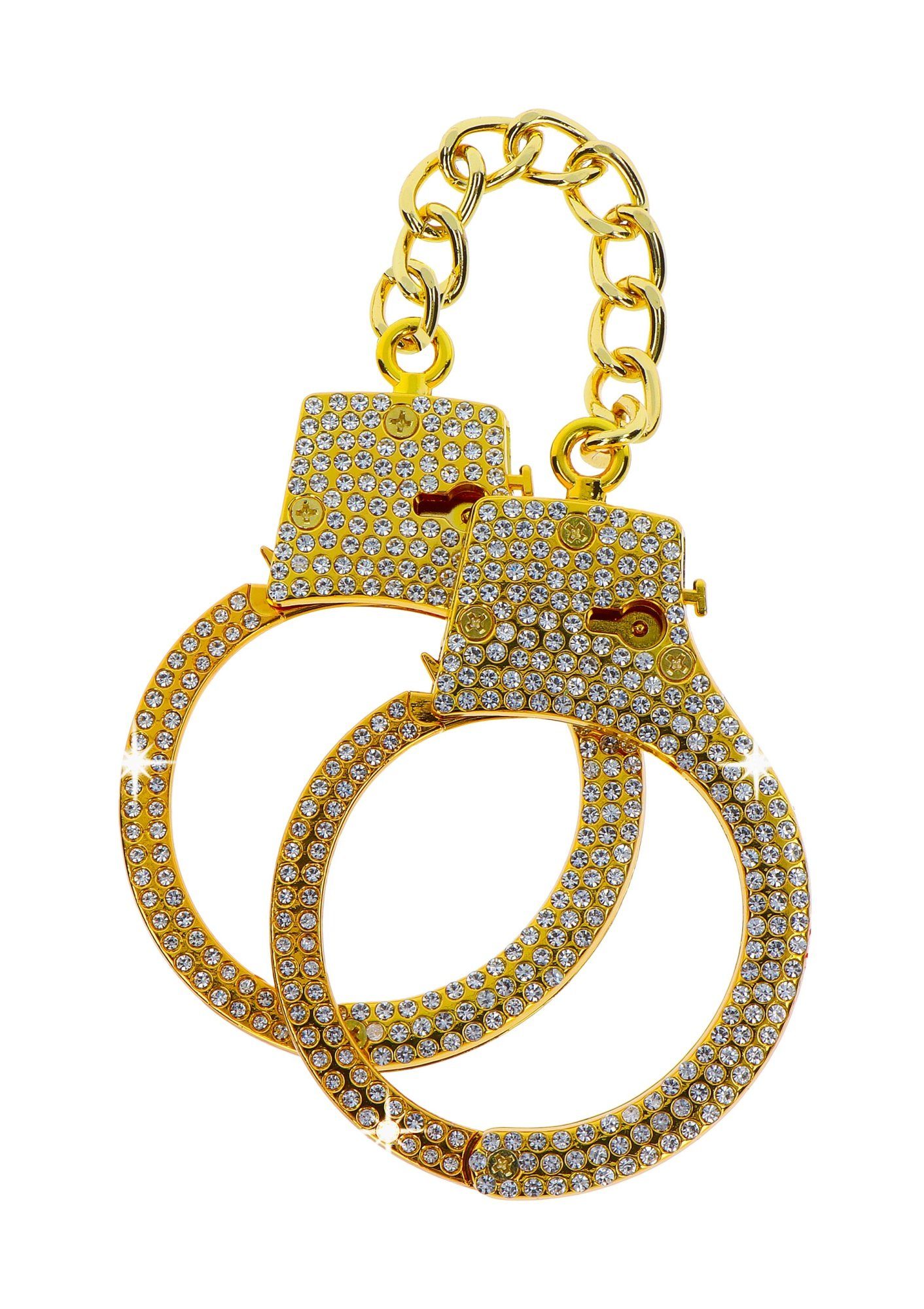 Schmucksteinen mit Taboom Handschellen - gold Handschellen Diamond