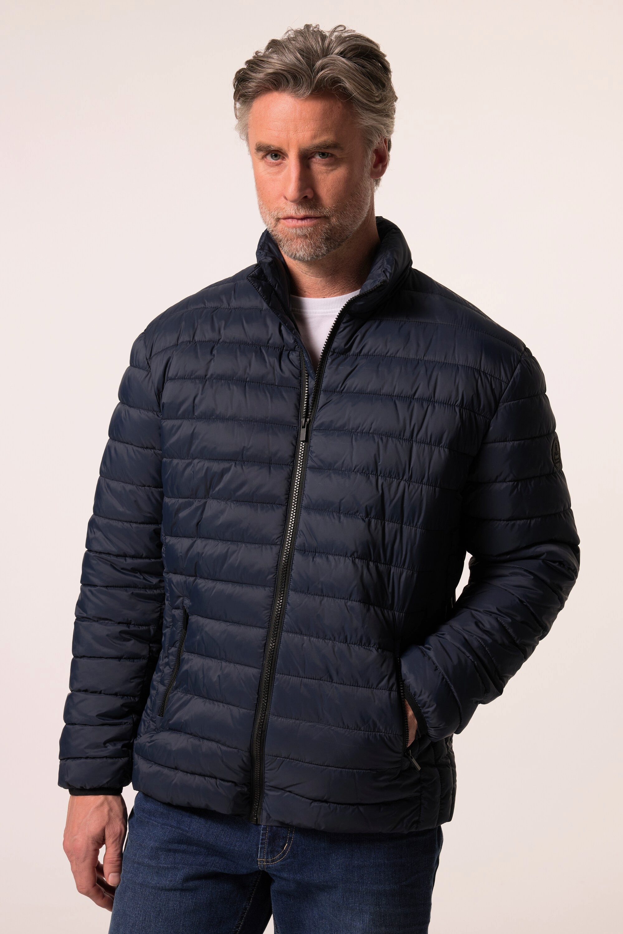 Boston Park Steppjacke Steppjacke Bauchfit Stehkragen – Bild 3 von 4