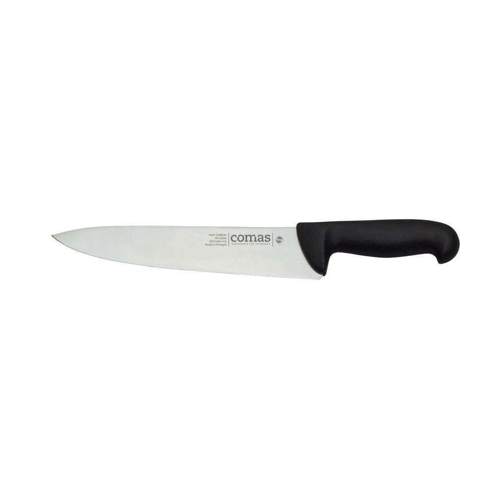 comas Kochmesser Carbon, Schwarz, 20 cm Klinge