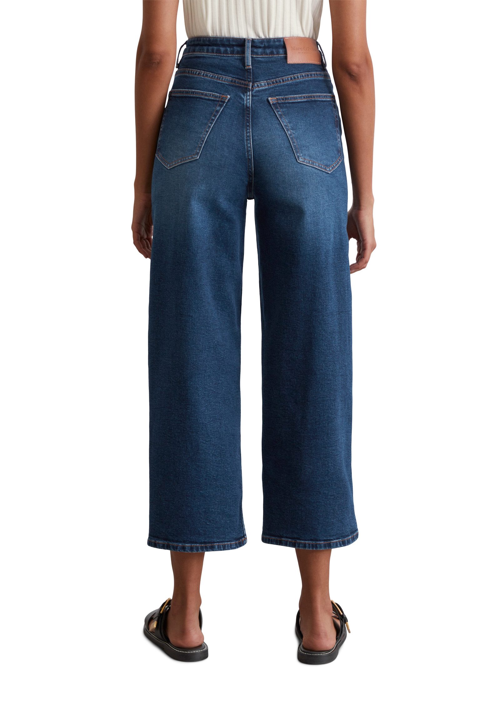 Marc O'Polo Weite Jeans Tolva High Waist, Wide Fit, in Culotte Form günstig online kaufen