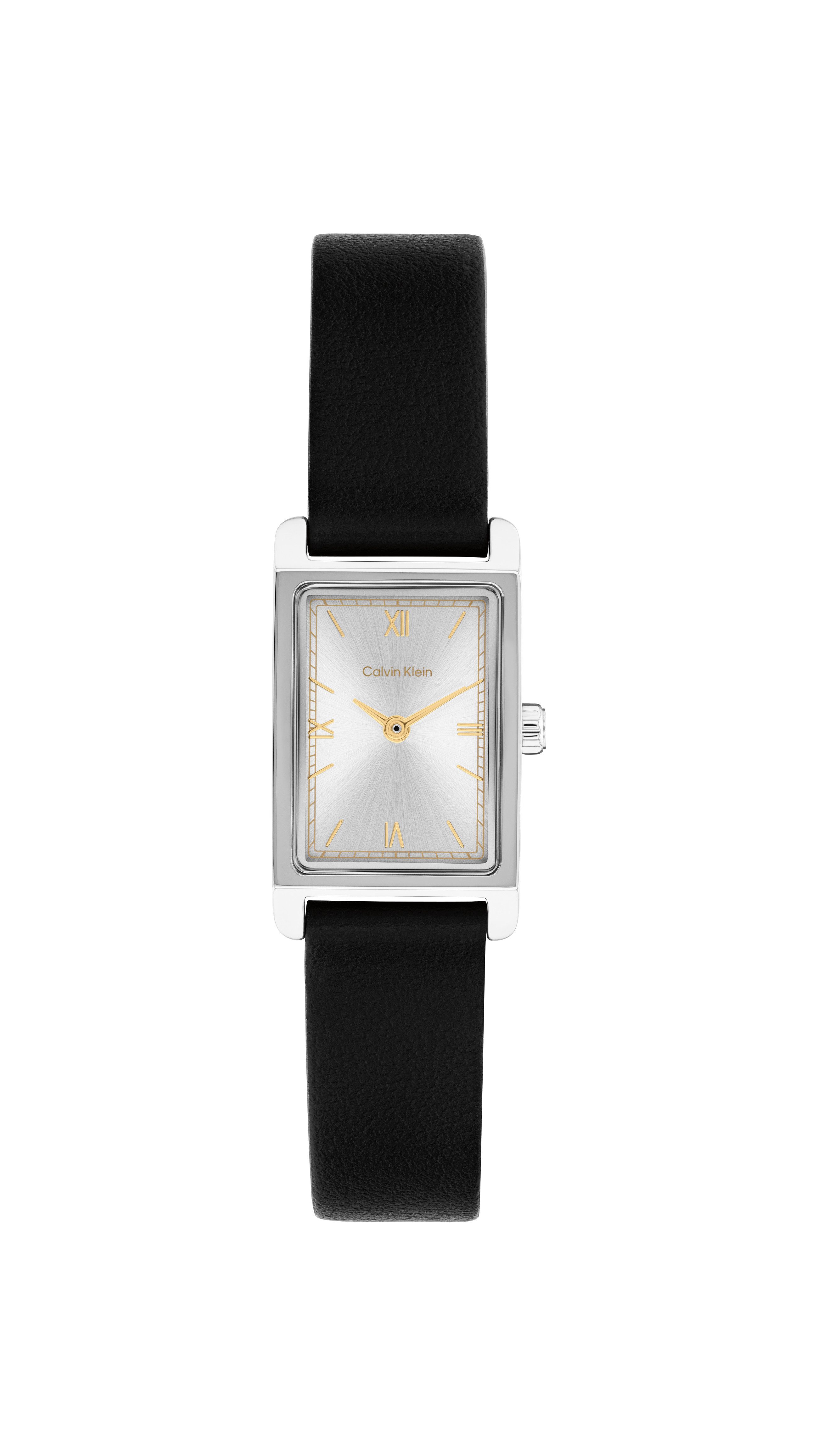 Calvin Klein Quarzuhr CK Light 25100208, Armbanduhr, Damenuhr, Lederarmband, analog
