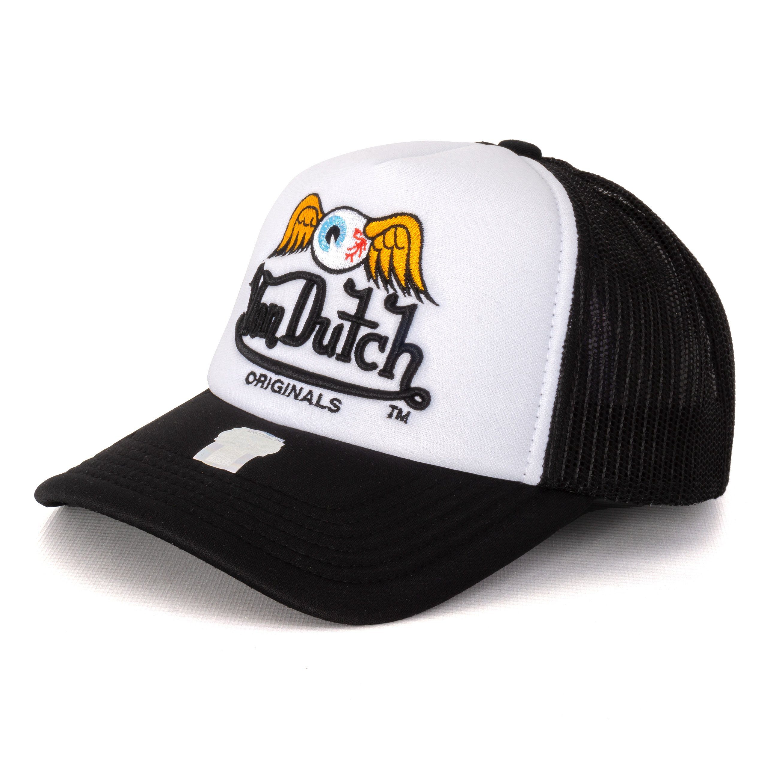Von Dutch Baseball Cap »Von Dutch Trucker Baker Cap Kappe weiß schwarz«