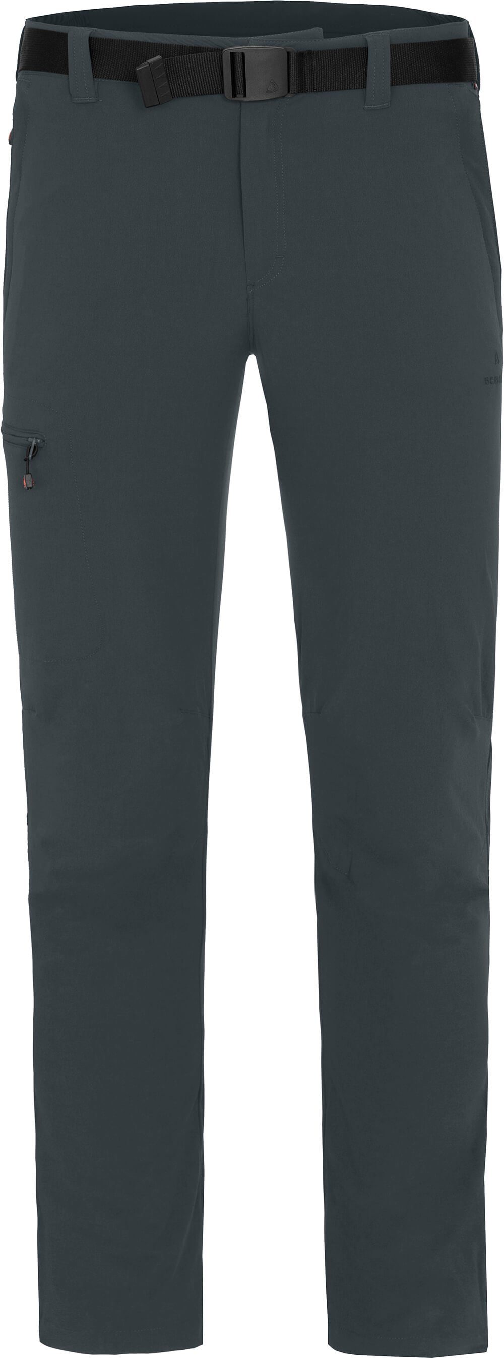 dunkel Kurzgrößen, grau Herren Bergson HUBBARD Outdoorhose (slim) Wanderhose,