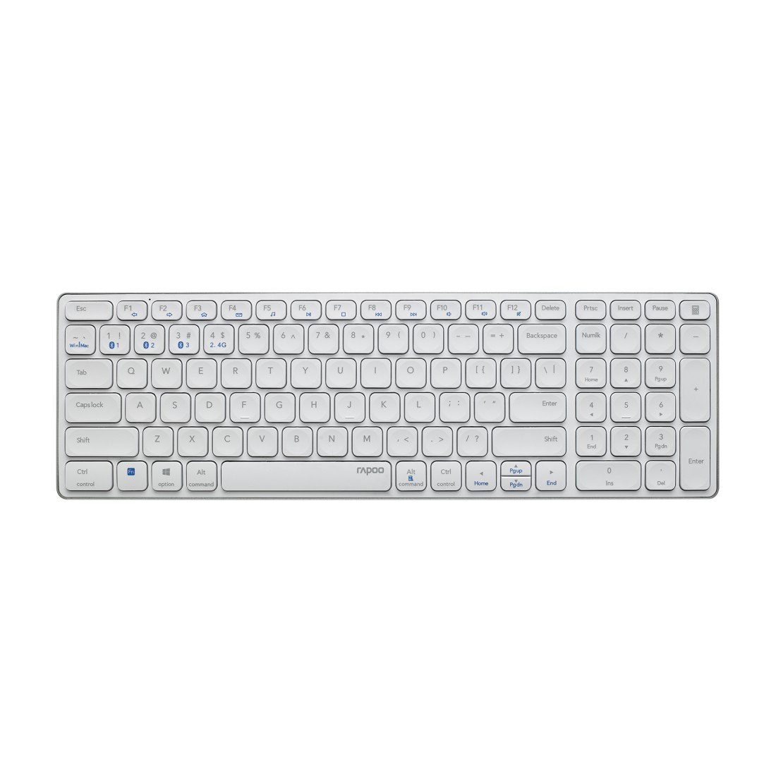 Rapoo E9700M kabellose Tastatur, Bluetooth, 2.4 GHz Wireless-Tastatur
