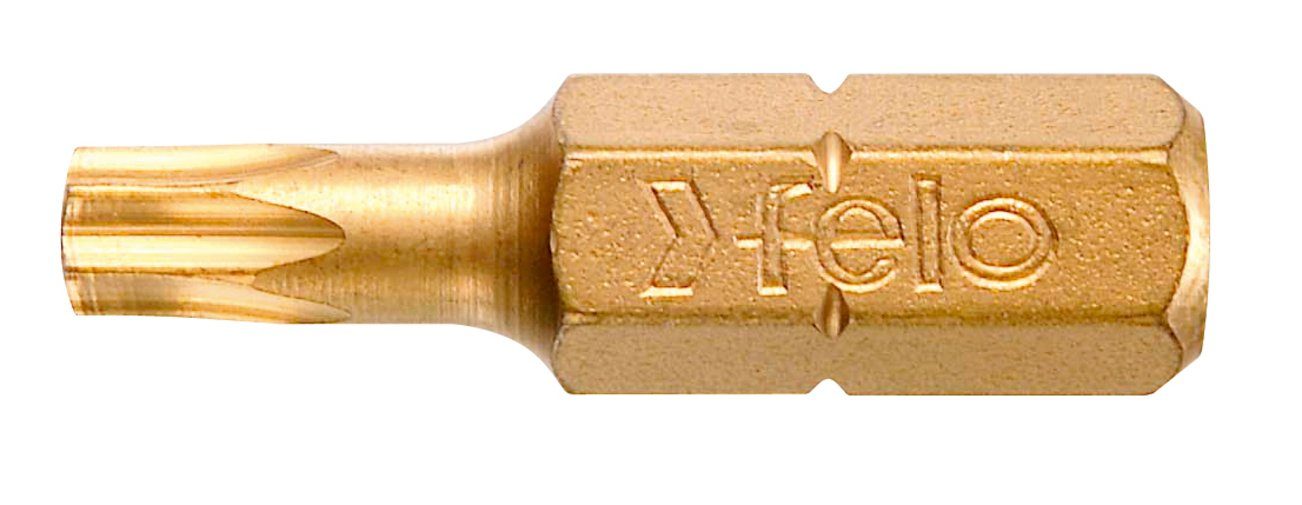 Felo Torx-Bit Felo (10 6,3 C Bit, Stück) 25mm x Torx TiN 10