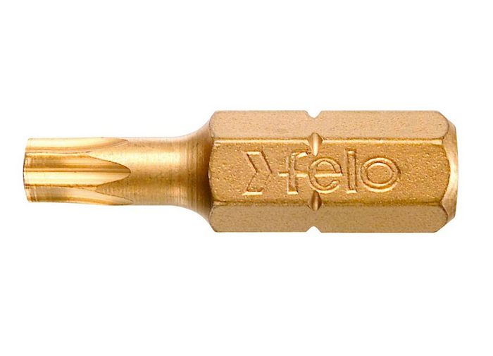 Felo Torx-Bit Felo Bit TiN C 6 3 x 25mm Torx 10 (10 Stück)