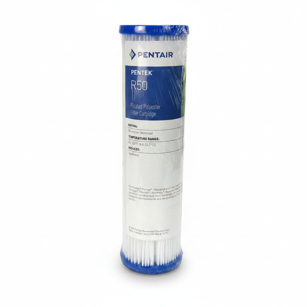 Pentair Filtereinsatz, 24x / Pentek R50 Pleated Polyester 9-3/4" 50 µm