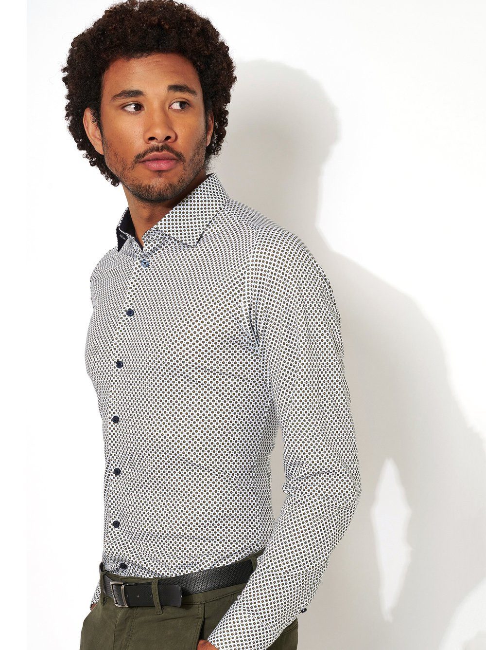 DESOTO Businesshemd Jerseyhemd Casual Kent langarm günstig online kaufen