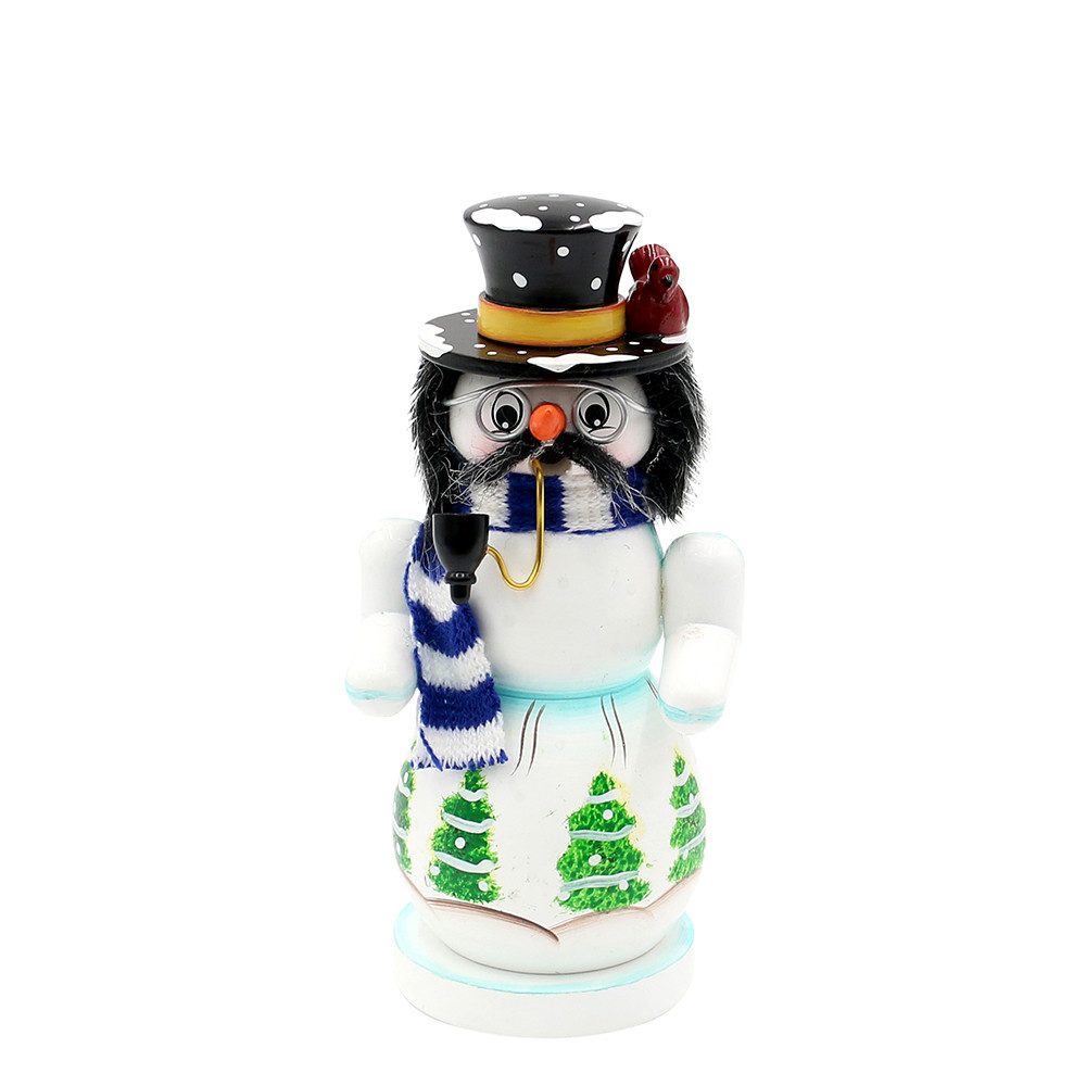 Dekohelden24 Räuchermännchen Räucher-Schneemänner in verschiedenen Varianten, (1 St), Detailreich bemalt, ideal für weihnachtliche Stimmung