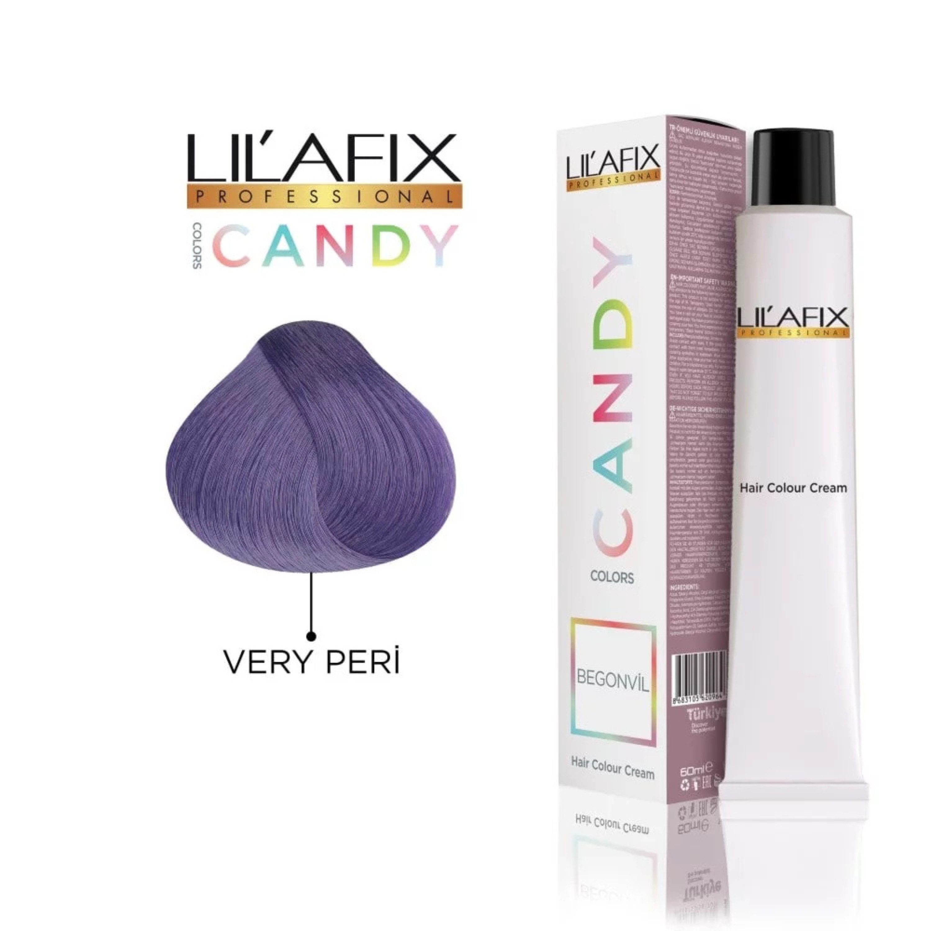 Lilafix Haarfarbe Candy Colours 100 ml, Modische Haarfarbe