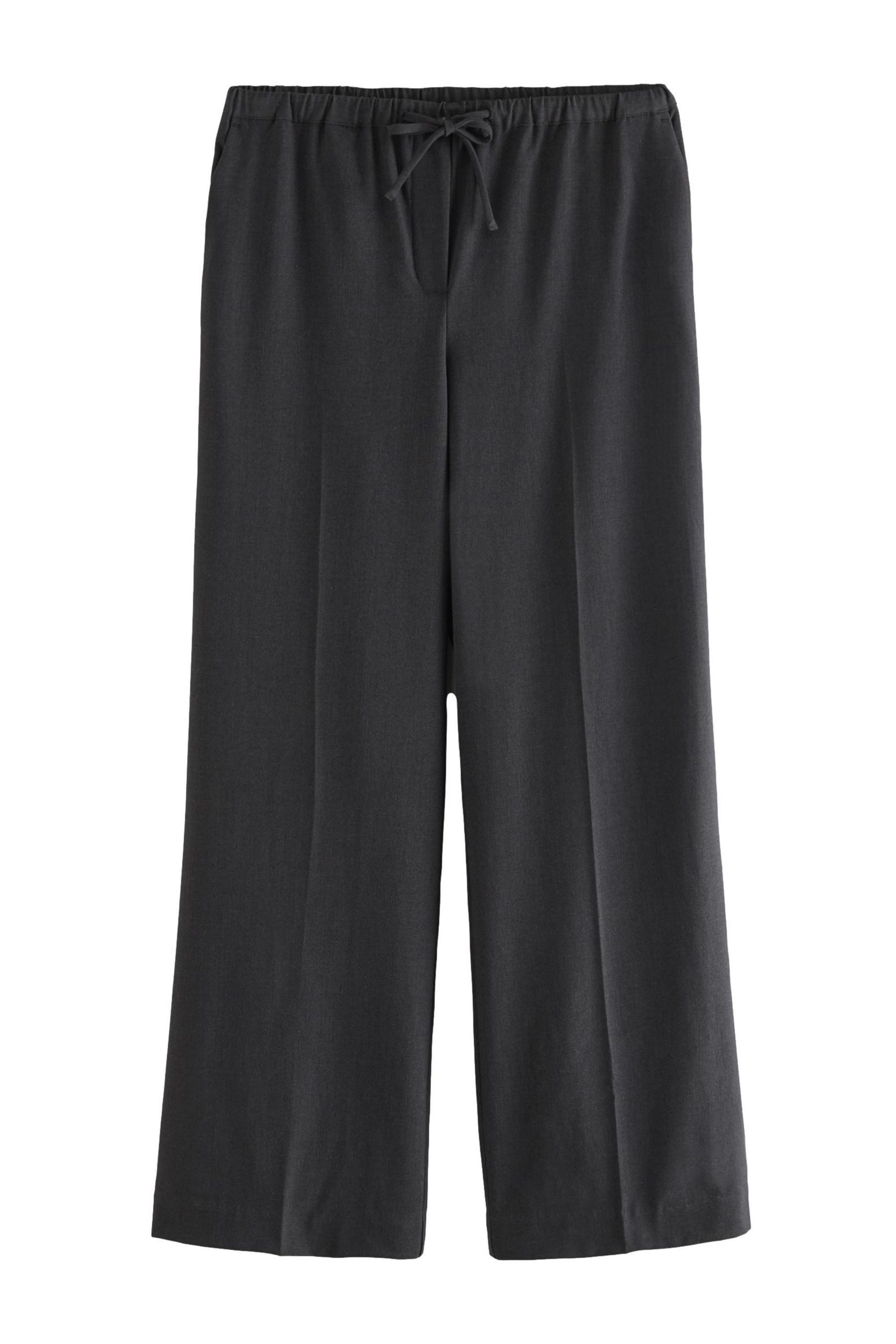 Palazzohose Schlupfhose mit weitem Bein und Bindeband
