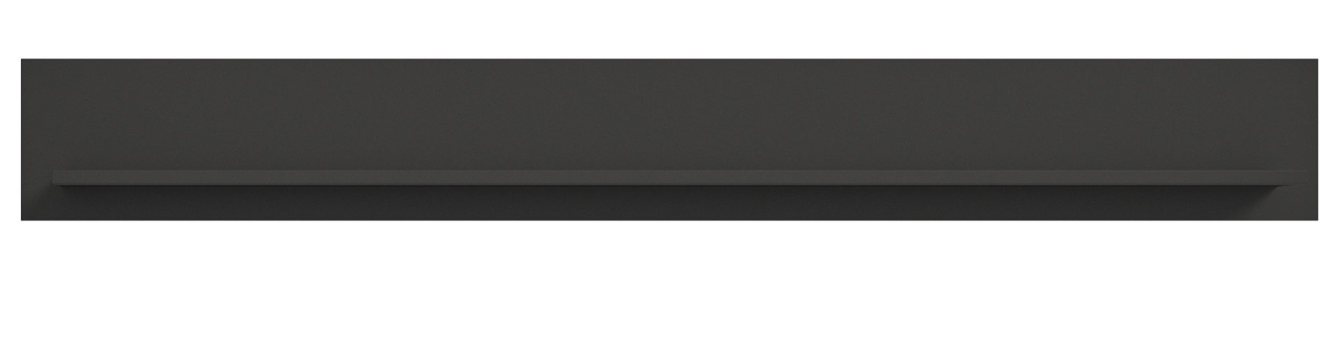 Inn.Furn Wandregal Madea, Wandboard in mattem Grau, Melaminbeschichtet