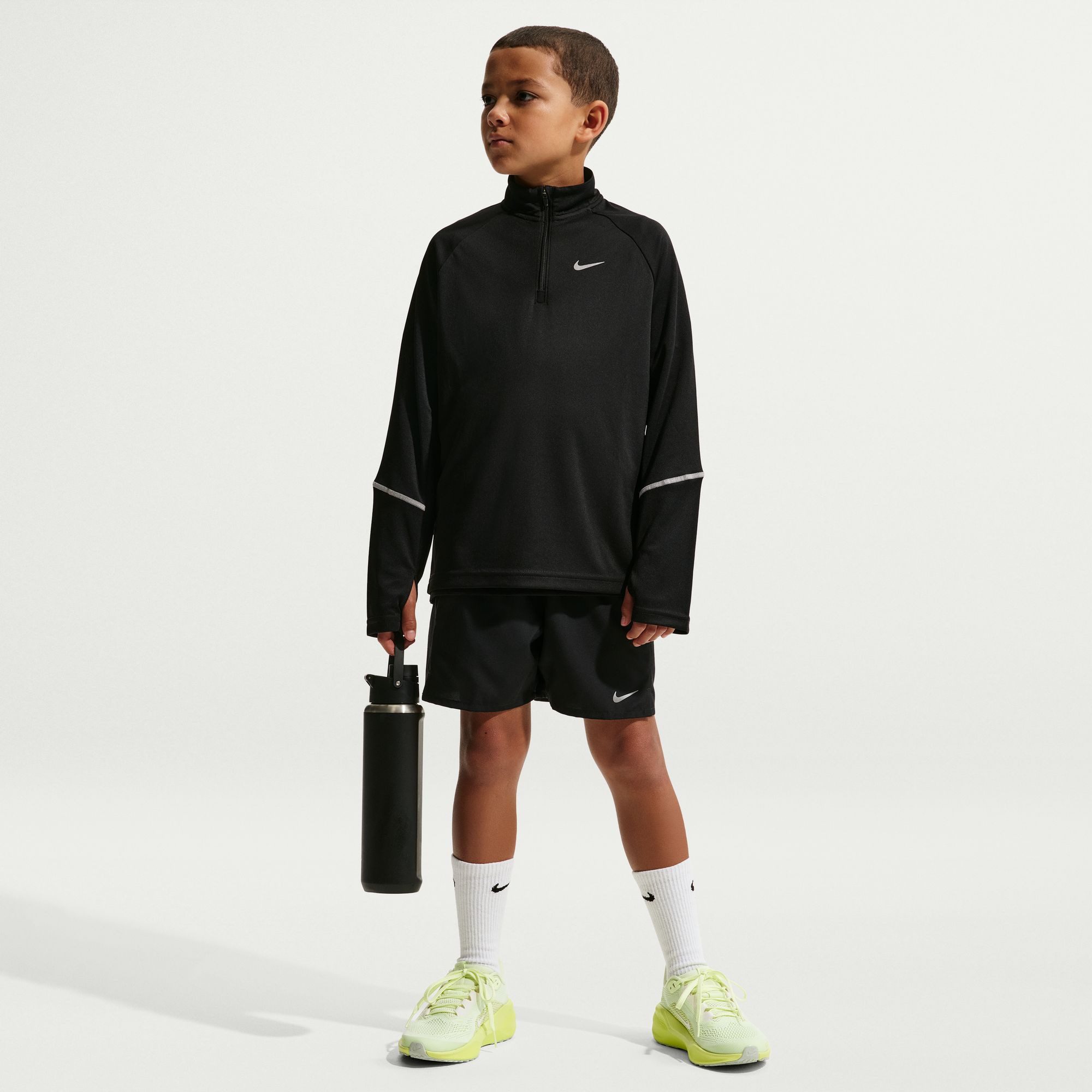 Nike Langarmshirt Nike Kinder Langarmshirt Dri-FIT Miler Half-Zip Top IF2426
