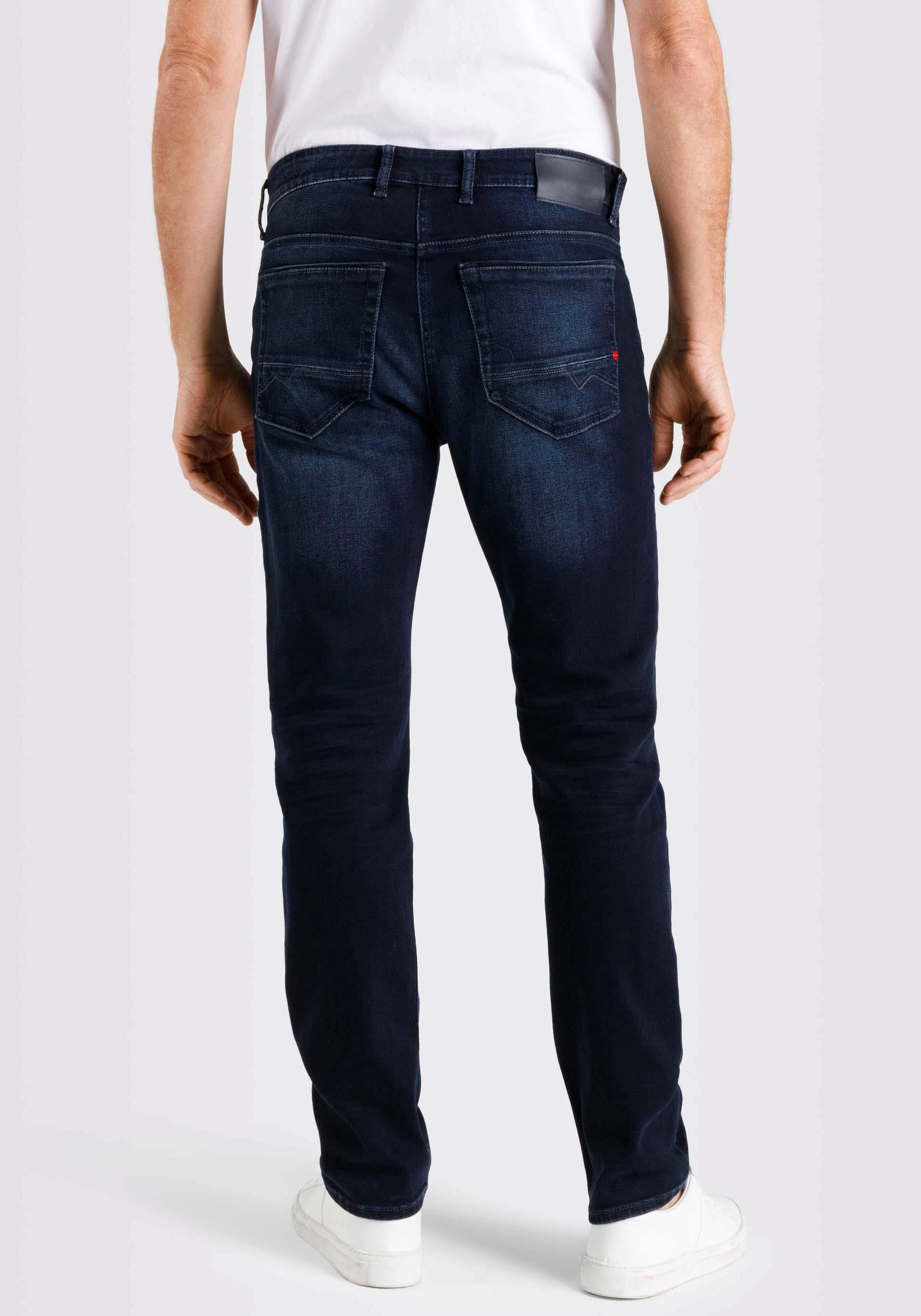 Pipe Arne blue-black Straight-Jeans MAC