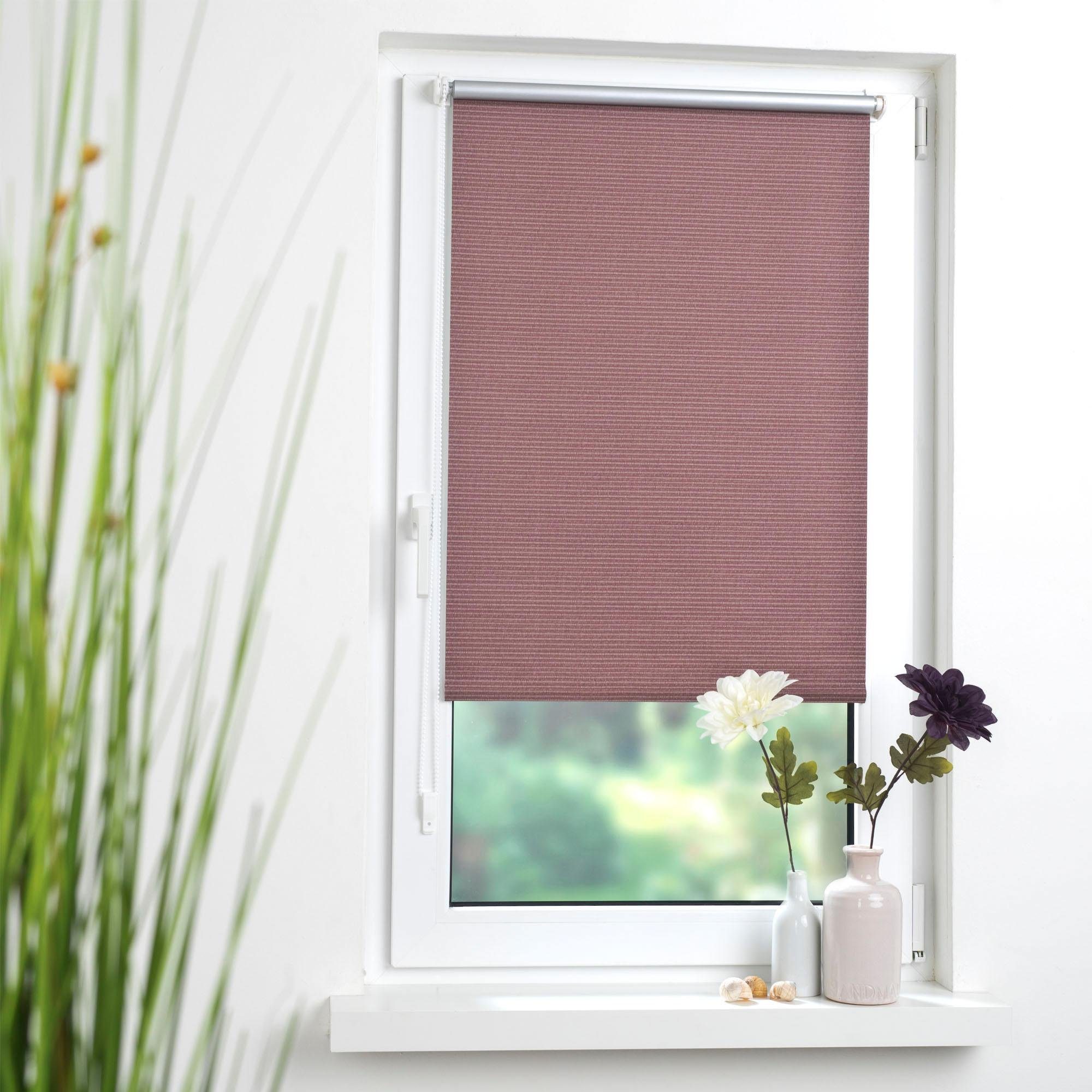 Seitenzugrollo Klemmfix-Thermo-Rollo Bambus Optik, Liedeco, verdunkelnd, günstig online kaufen