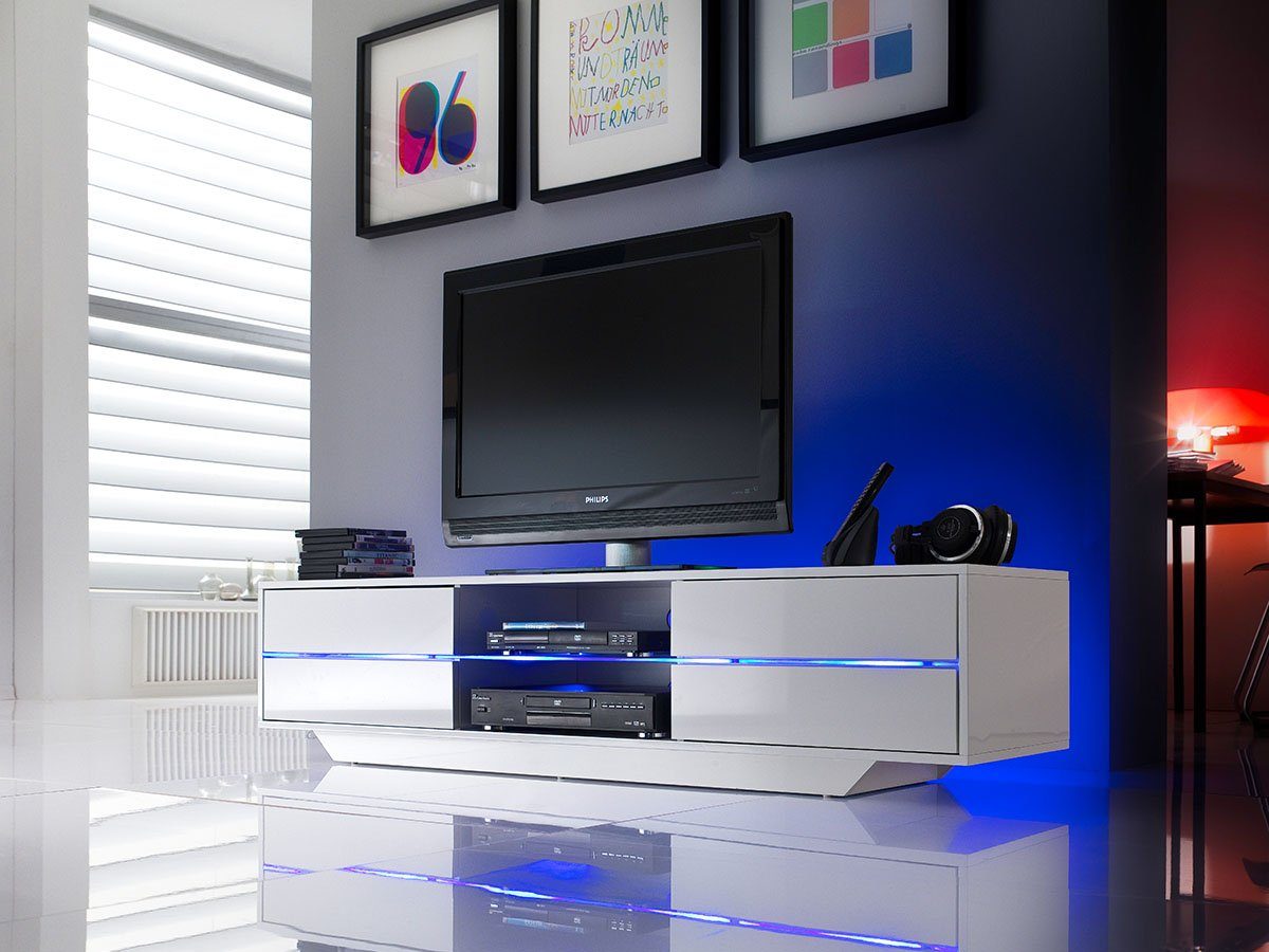 möbelando TV-Board Blues, 160 x 36 günstig online kaufen