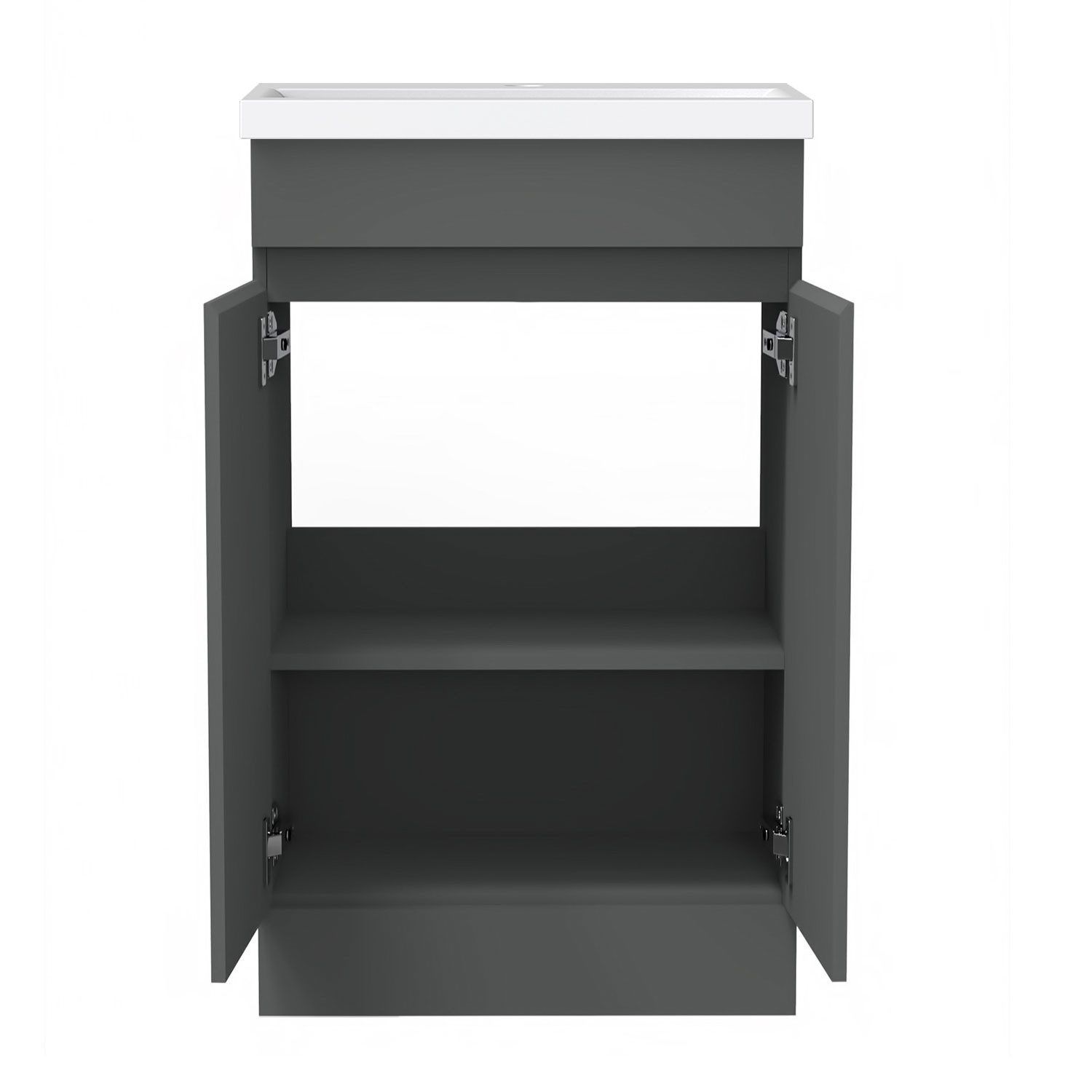 duschspa Waschtisch Badmöbel in 60 cm Standschrank – Bild 4 von 5