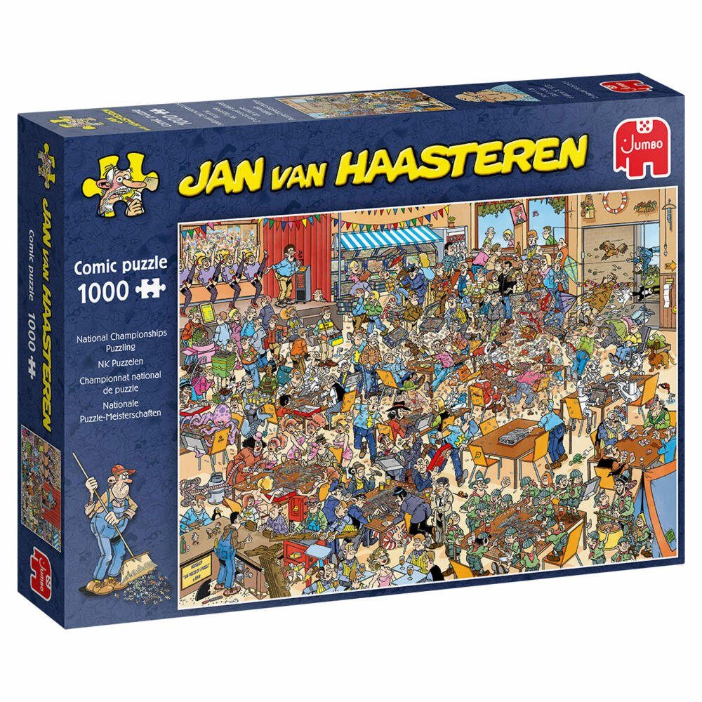 Puzzle van Spiele 1000 Puzzle Puzzleteile Jumbo Meisterschaft, Nationale Jan Haasteren