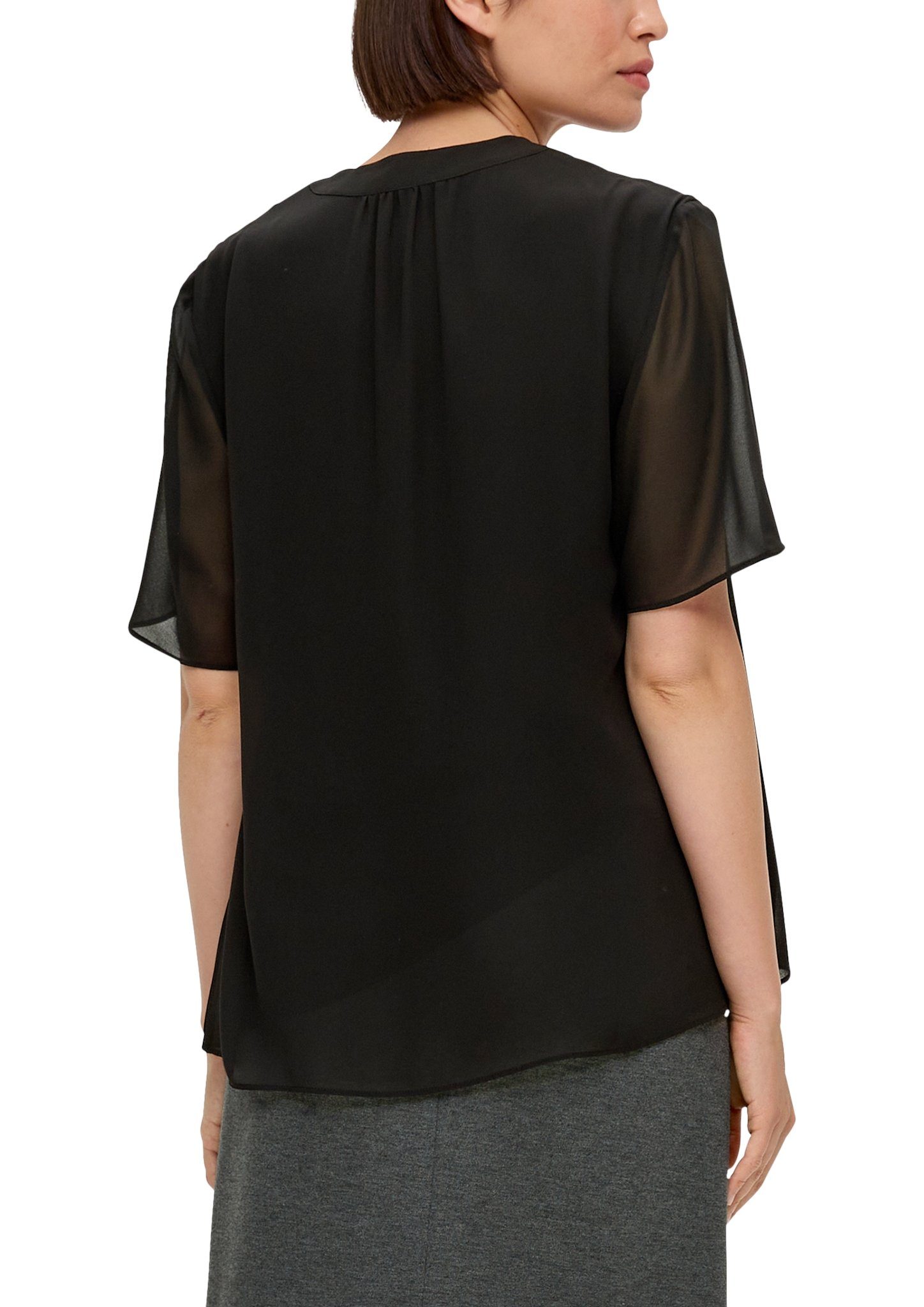 s.Oliver BLACK LABEL Shirtbluse mit eingelegter günstig online kaufen