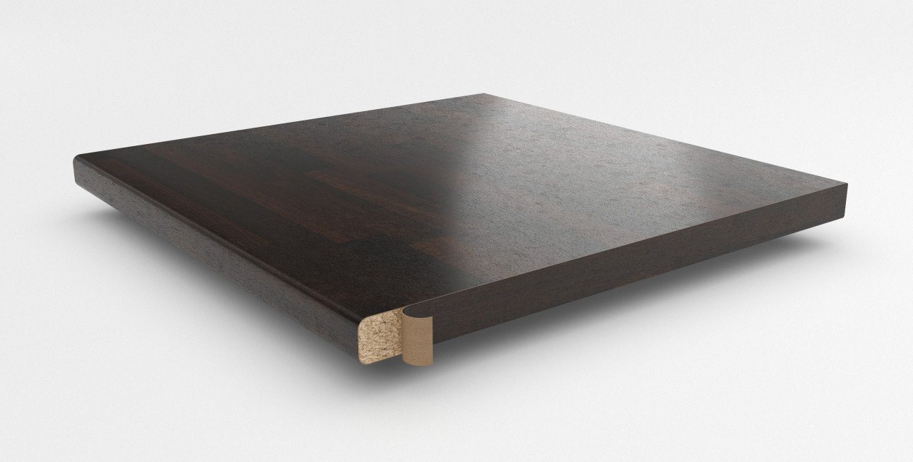 Thumbnail - GetaLit Abschlussleiste Getalit Umleimer Butcherblock-Optik Noce 65 cm mit, Holz
