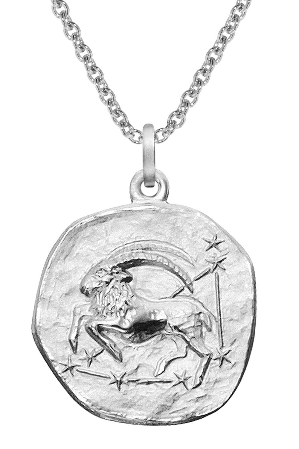 trendor Kette mit Anhänger bock Ø 20 mm und 925 Silber günstig online kaufen