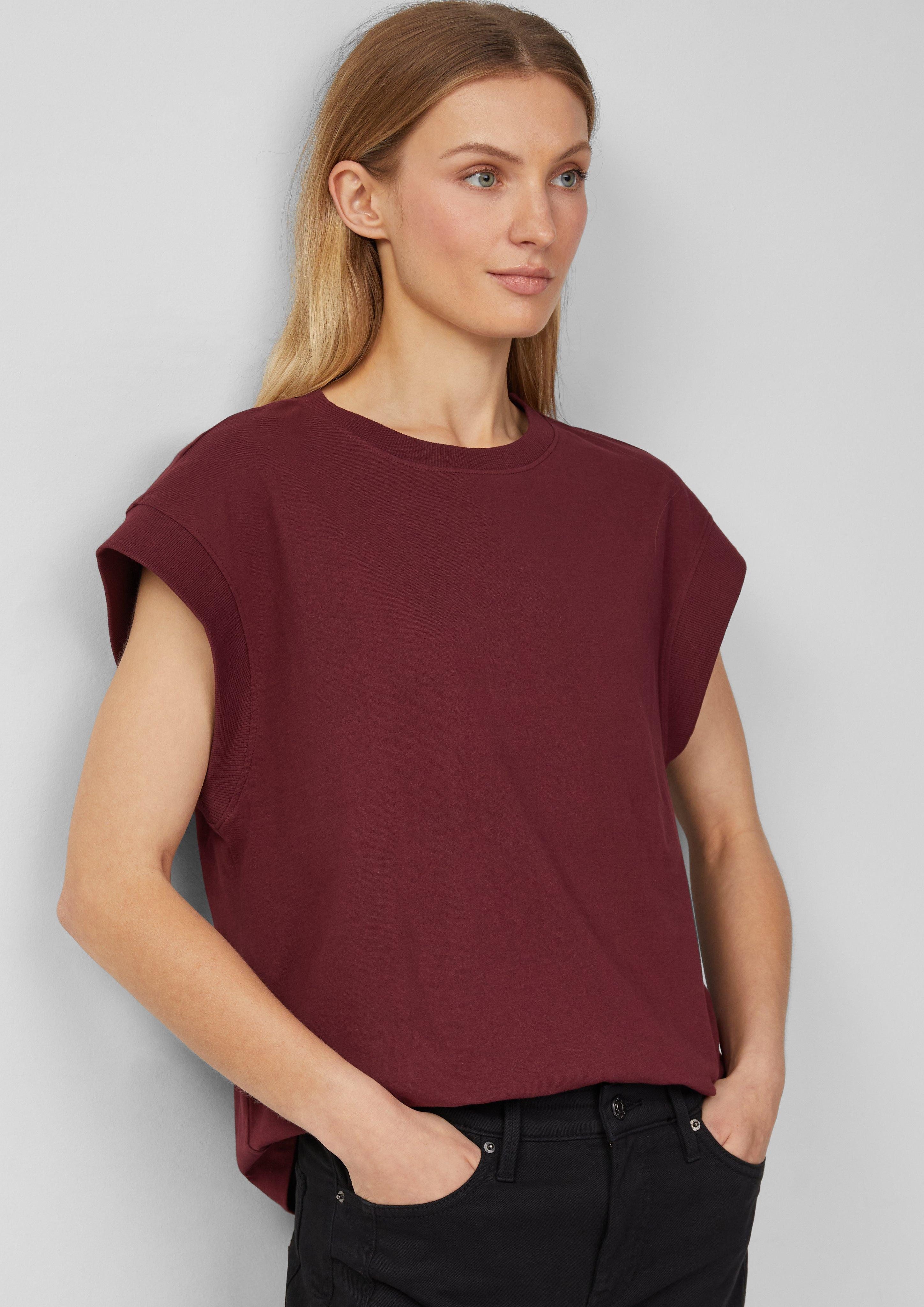 Shirttop T-Shirt im Relaxed Fit mit überschnittenen Schultern