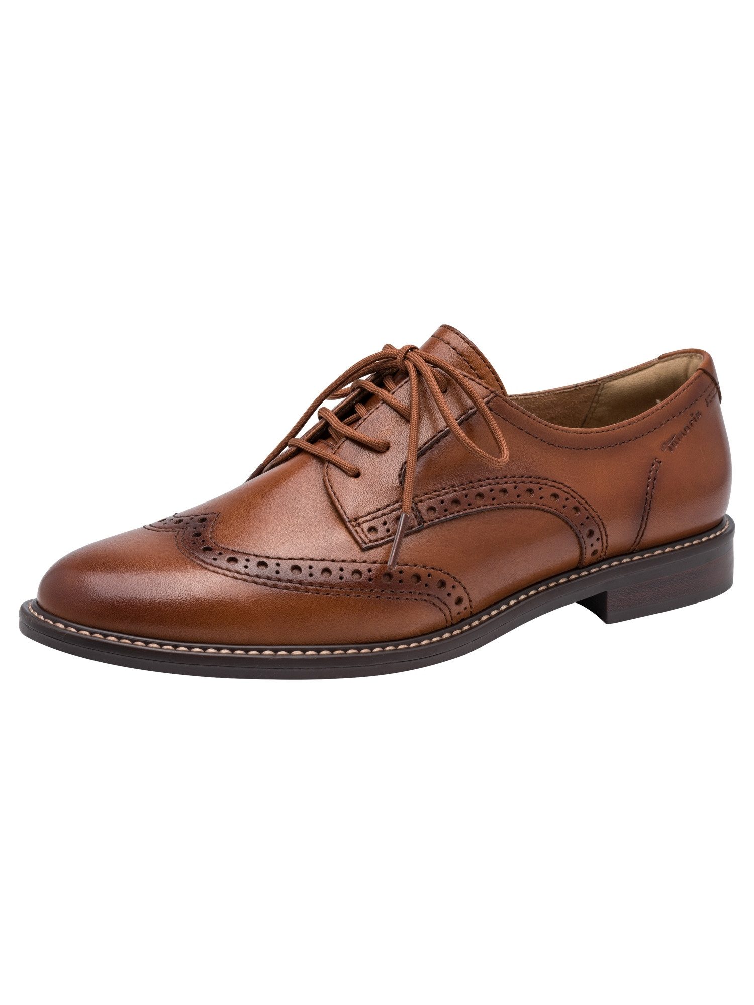Tamaris TOUCH-IT aus Leder kein Absatz 1-23205-47 Schnürschuh TOUCH-IT