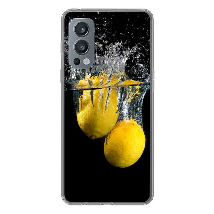MuchoWow Handyhülle Zitrone - Frucht - Stilleben - Wasser - Gelb Phone Case Handyhülle OnePlus Nord 2 Silikon Schutzhülle