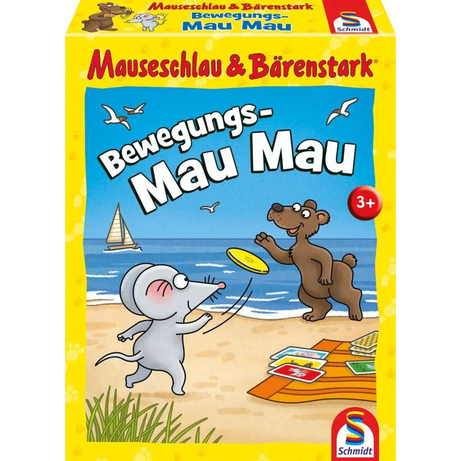 Schmidt Spiele Spiel Mauseschlau & Bärenstark, Bewegungs-Mau Mau